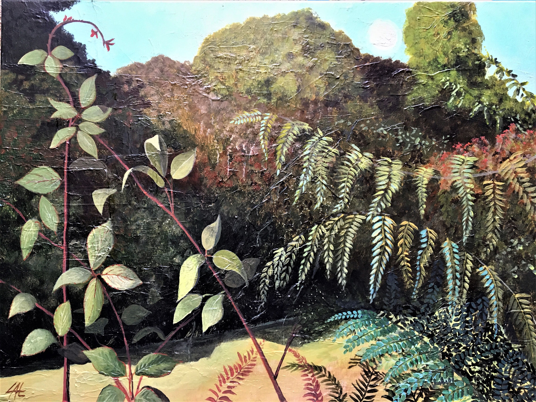Végétalys. 80x60cm. Cote 975€ . Prix public 700€. Vendu.