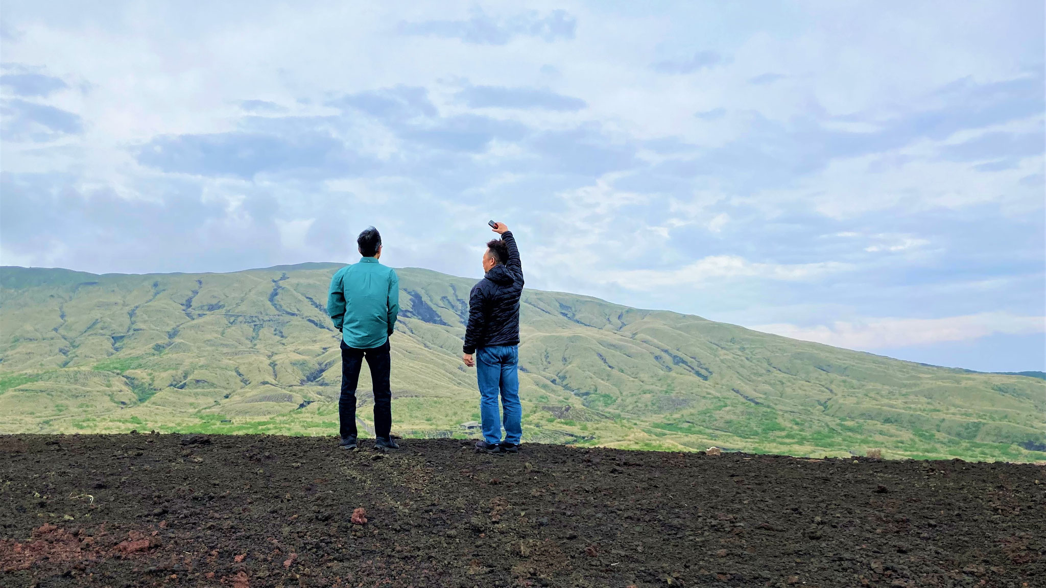 沖山氏と上岡理事長①