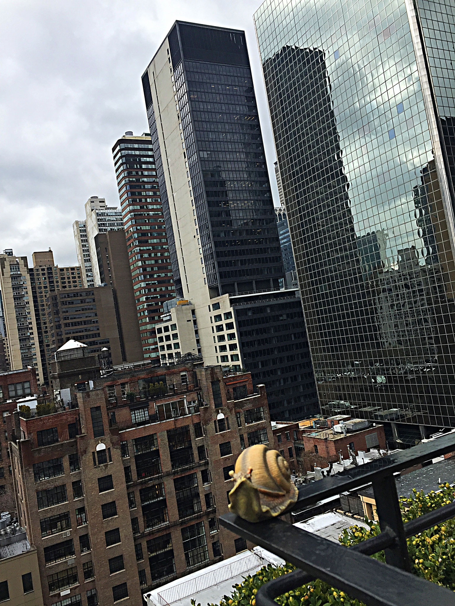 ...et dernières poses avant de quitter New-York!