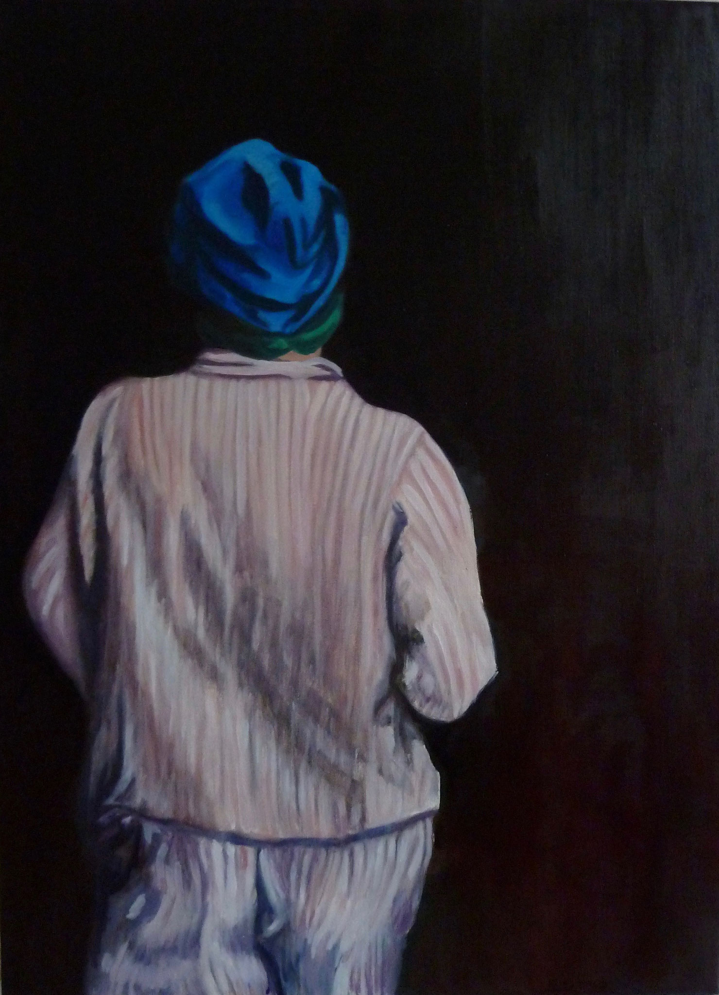 Leaving, Öl auf Leinwand, 80x60