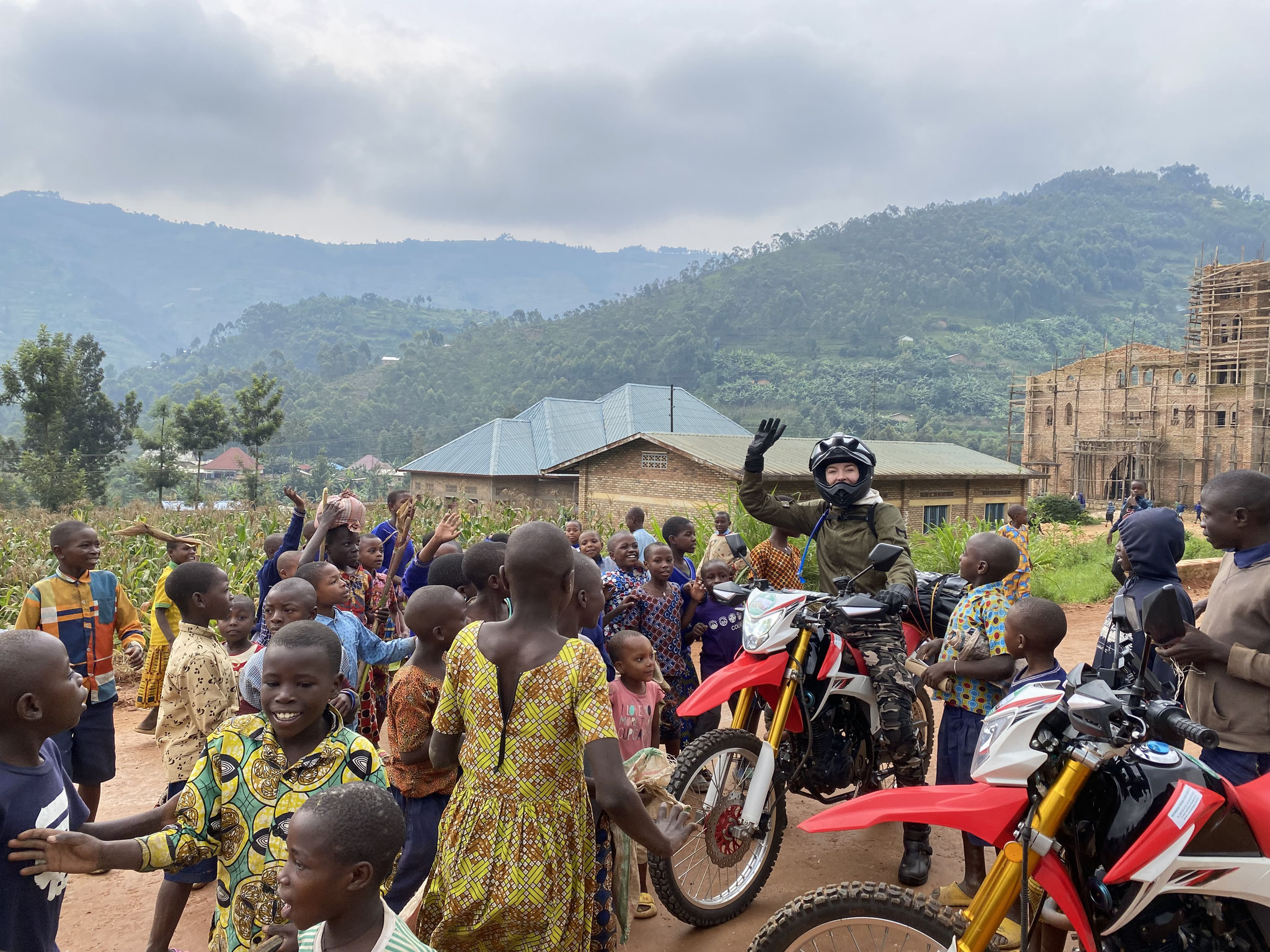 Motorcycle Tour in Kigali neighbourhoods 