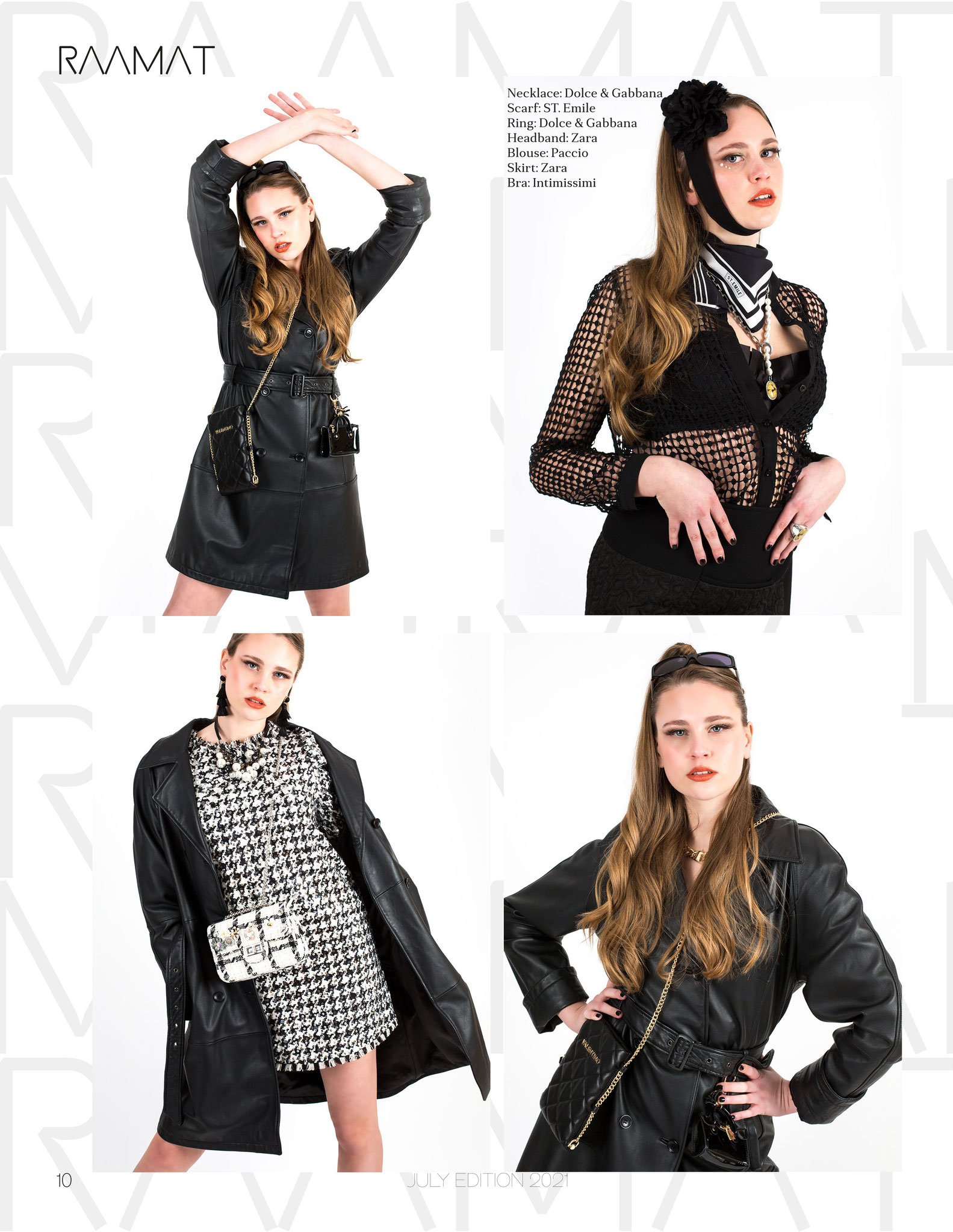 RAAMAT, July 2021 Issue 10 - Fashion Stylist: Vesna Resch