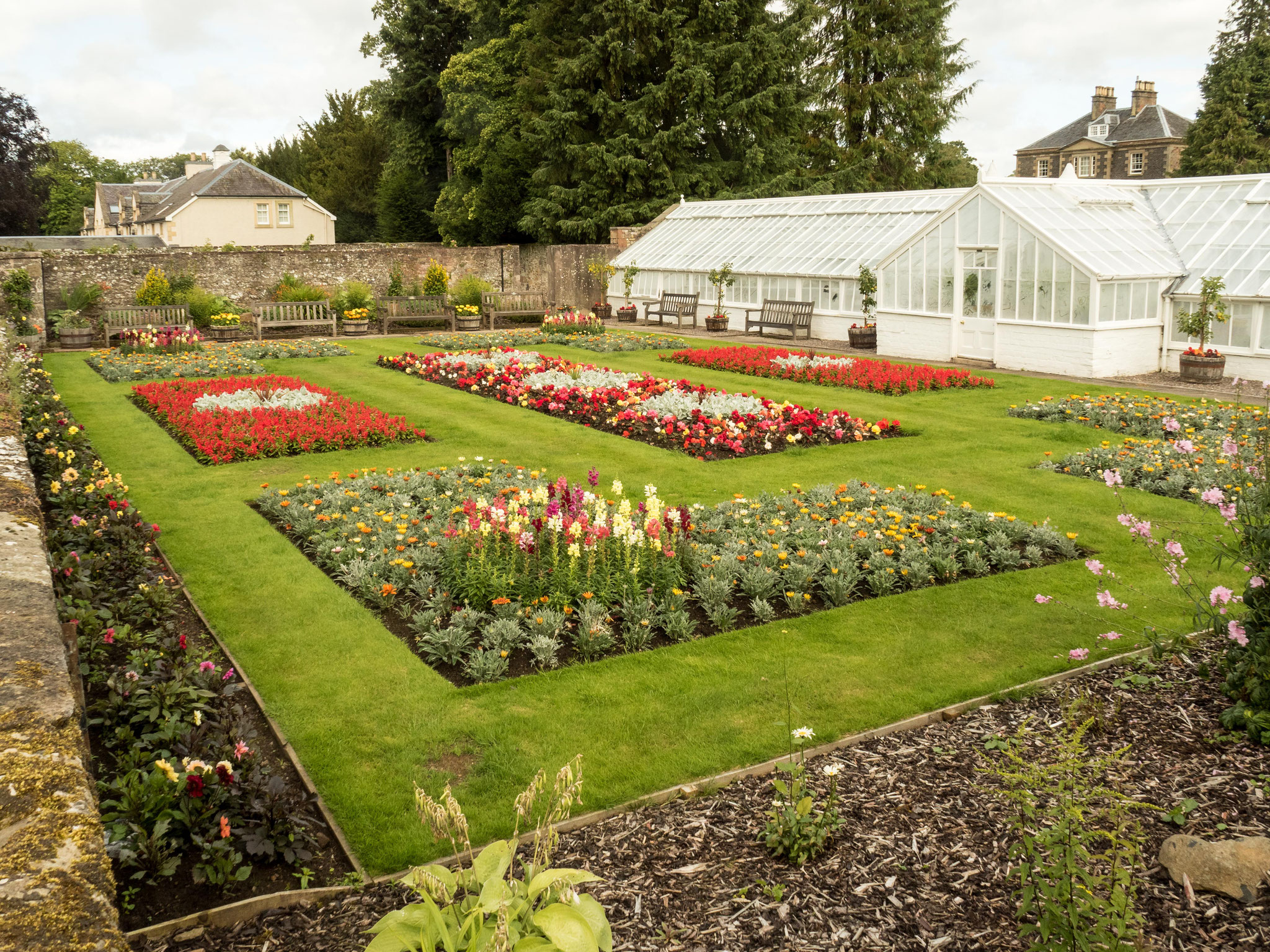 Bild: Melrose Garten beim Abbey House