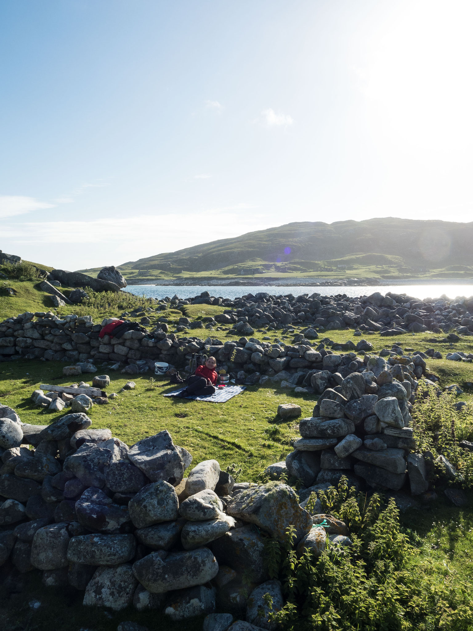 Bild: Picknick am Abend