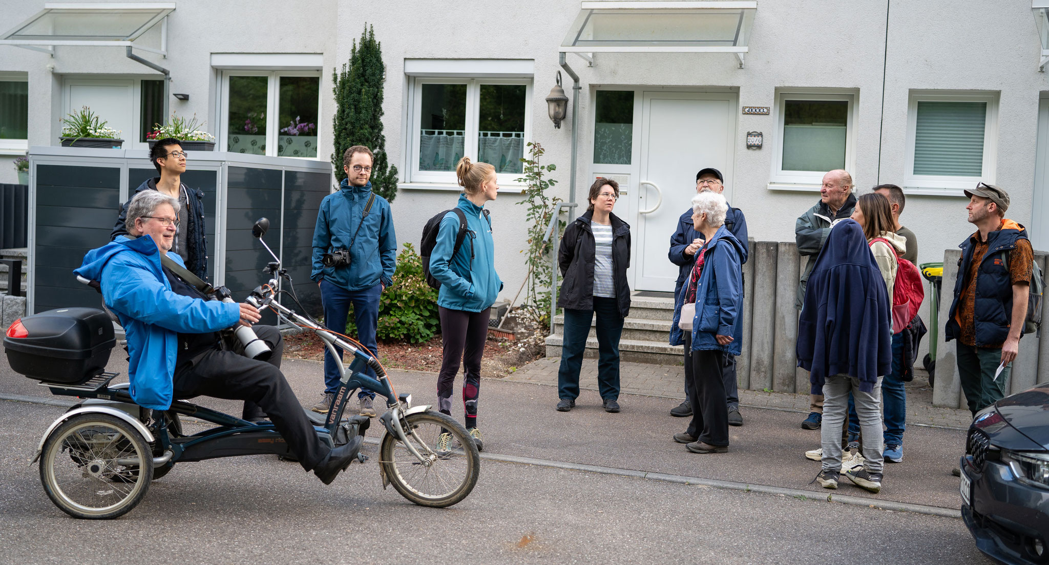 Vögel hören, Foto:Chris Hiller (Tübingen)