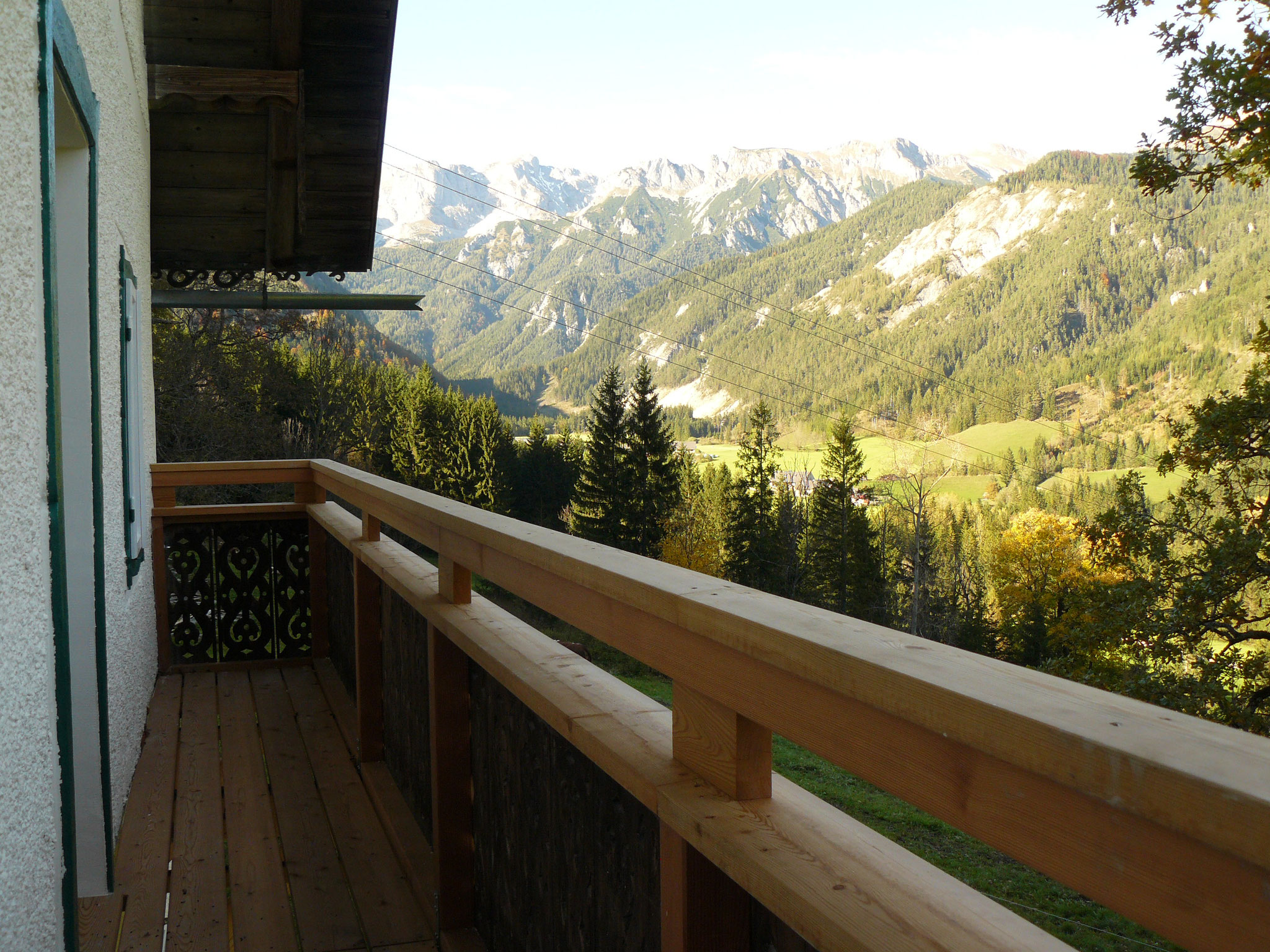 Balkon mit einmaliger Aussicht
