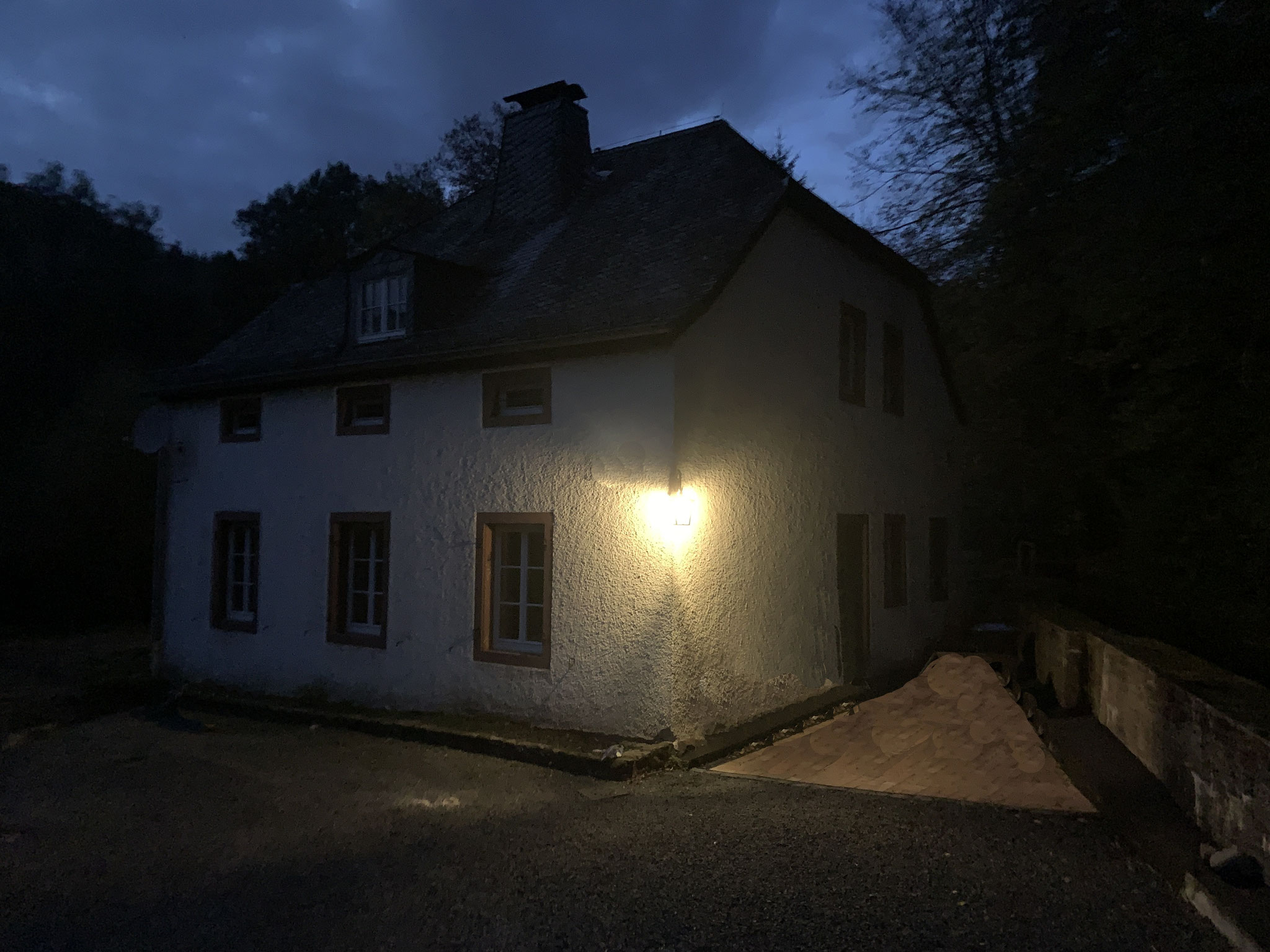 In the evening
