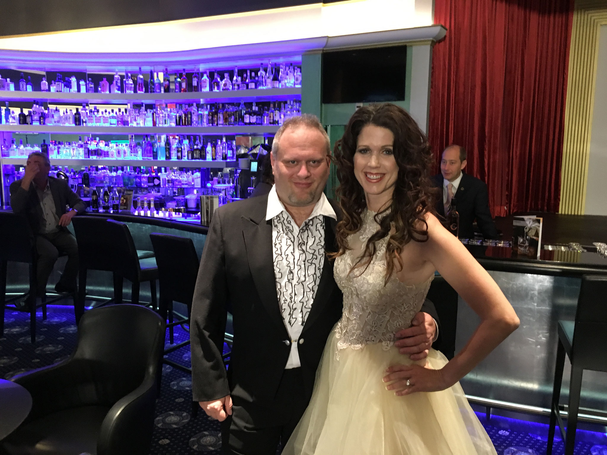 Making of video Gunvor 001 (a tribute to James Bond) in Casino Bad Ragaz