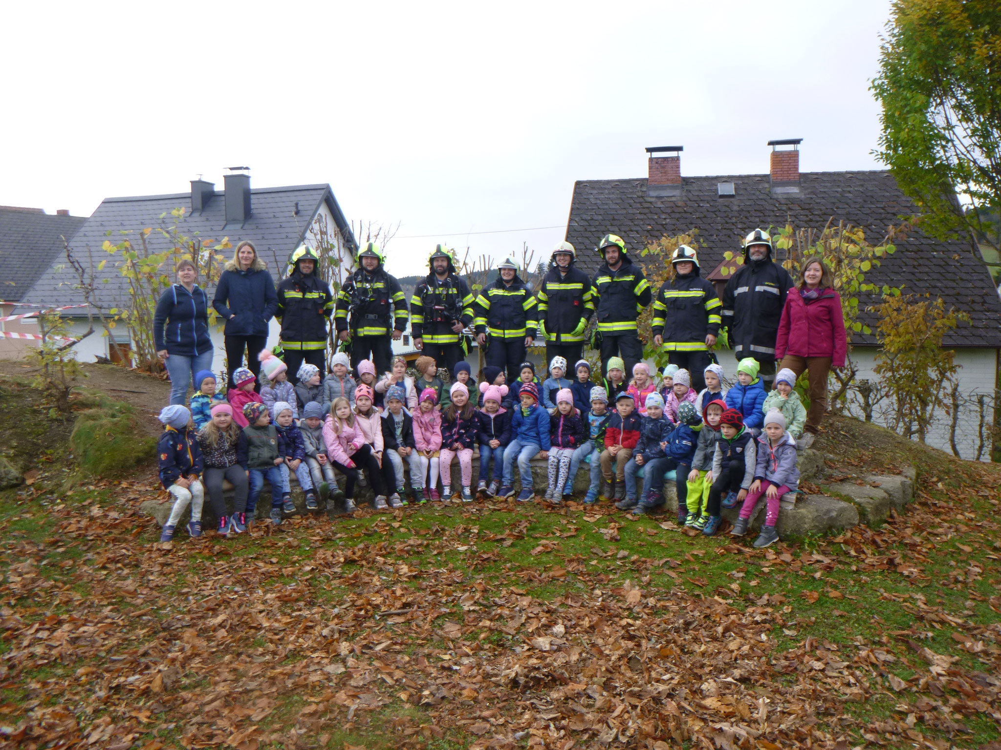 FF-Räumungsübung - Pfarrcaritas Kindergarten Liebenau