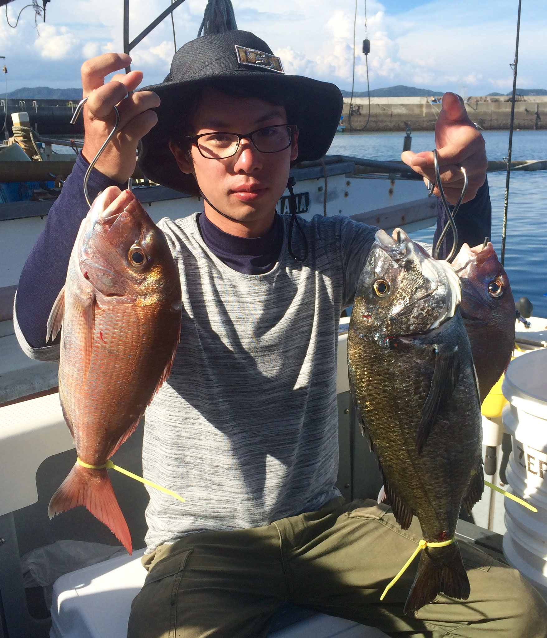 初釣りでビッグクロチャン&3Fish！