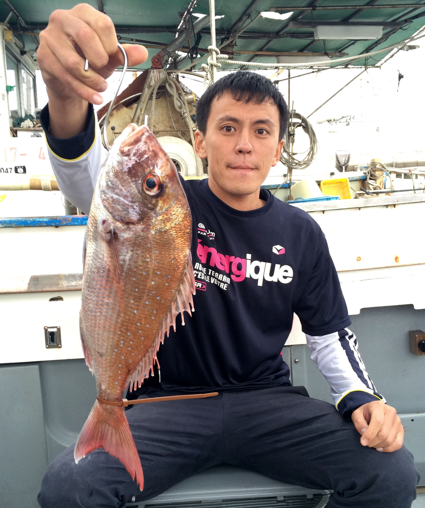 初タイラバでゲット！！魚の気持ちを考えましょう！(笑)