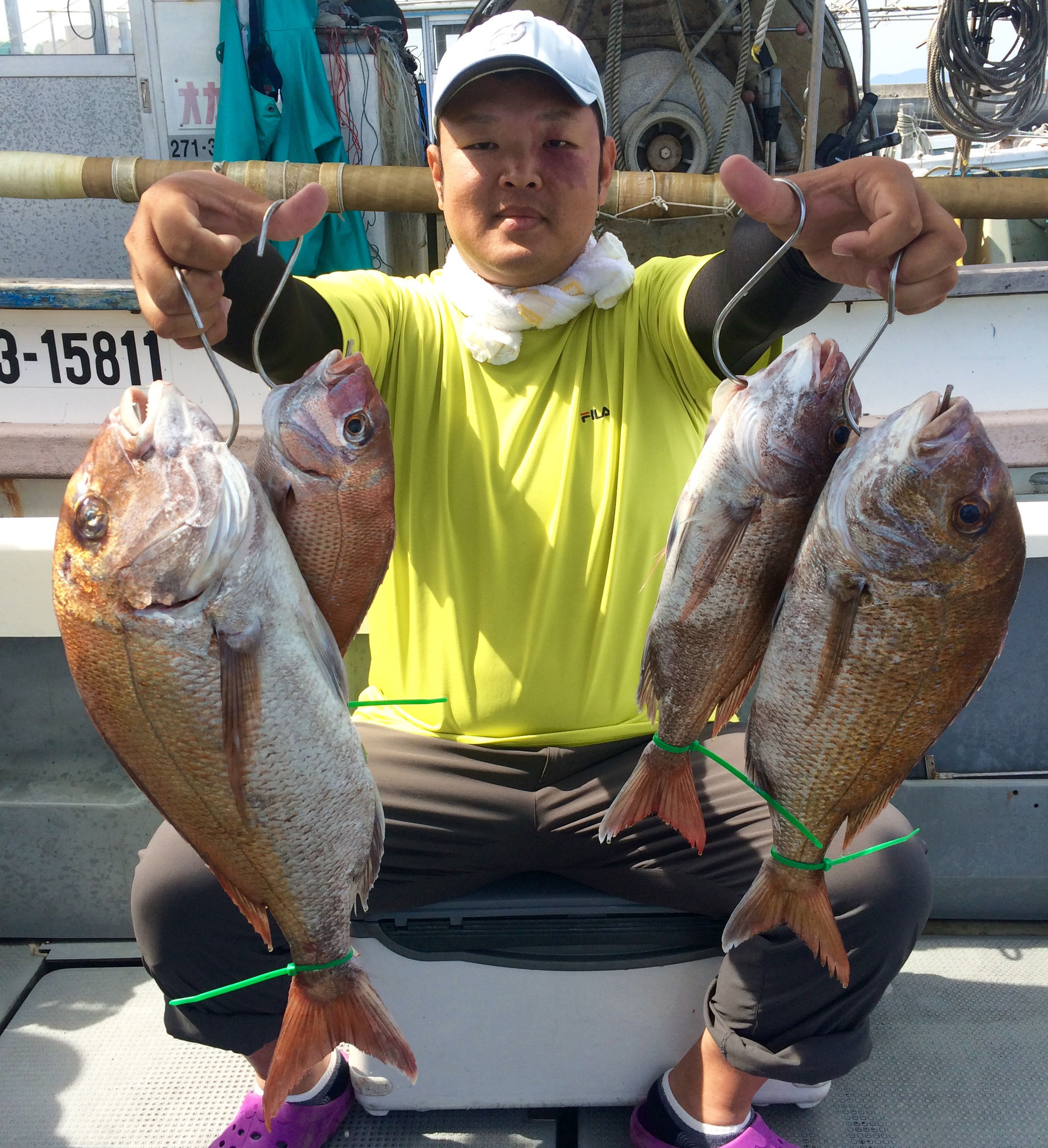 リーダー様！今日一60オーバー！混じり4fish！