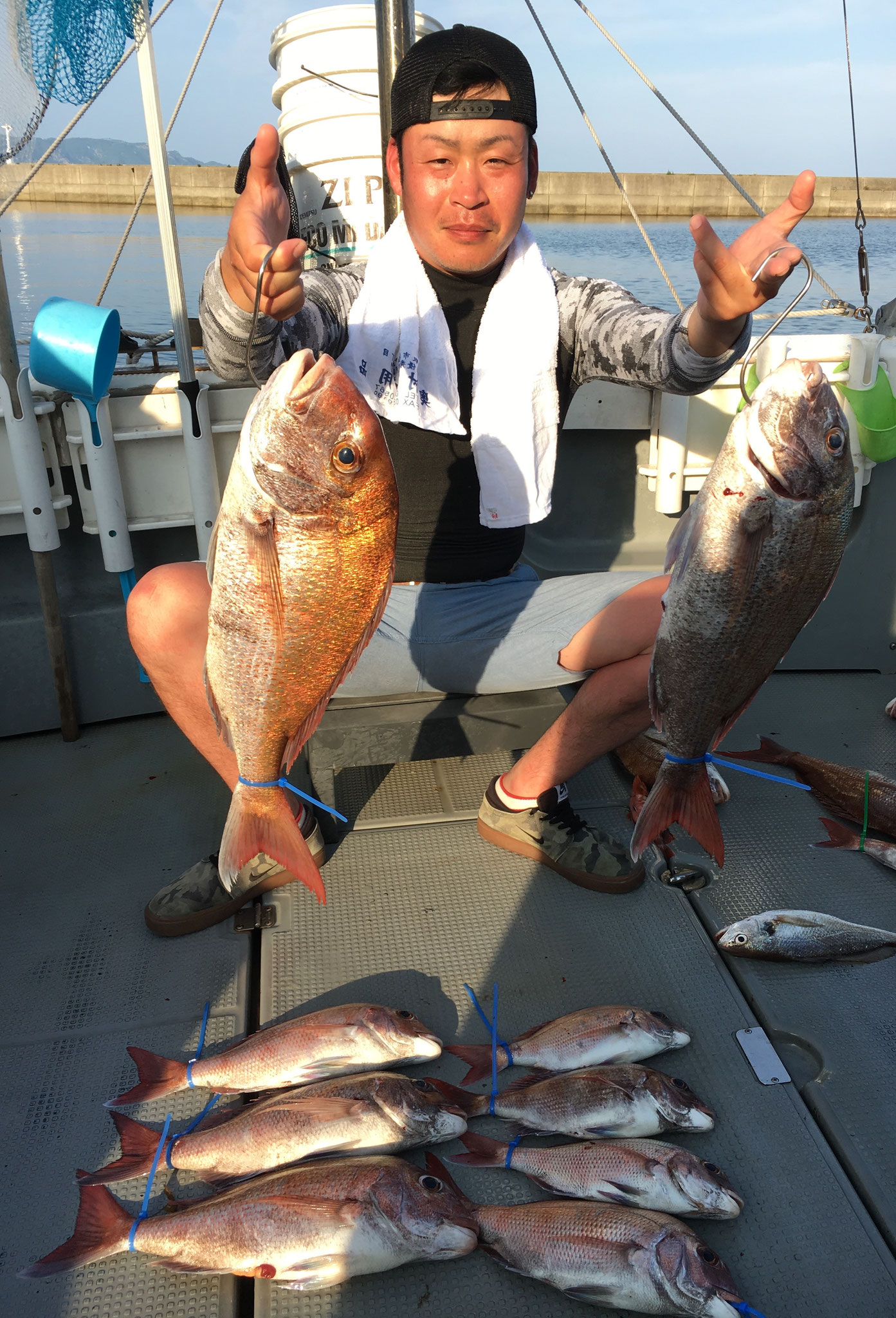 初挑戦で9Fish！お見事！！