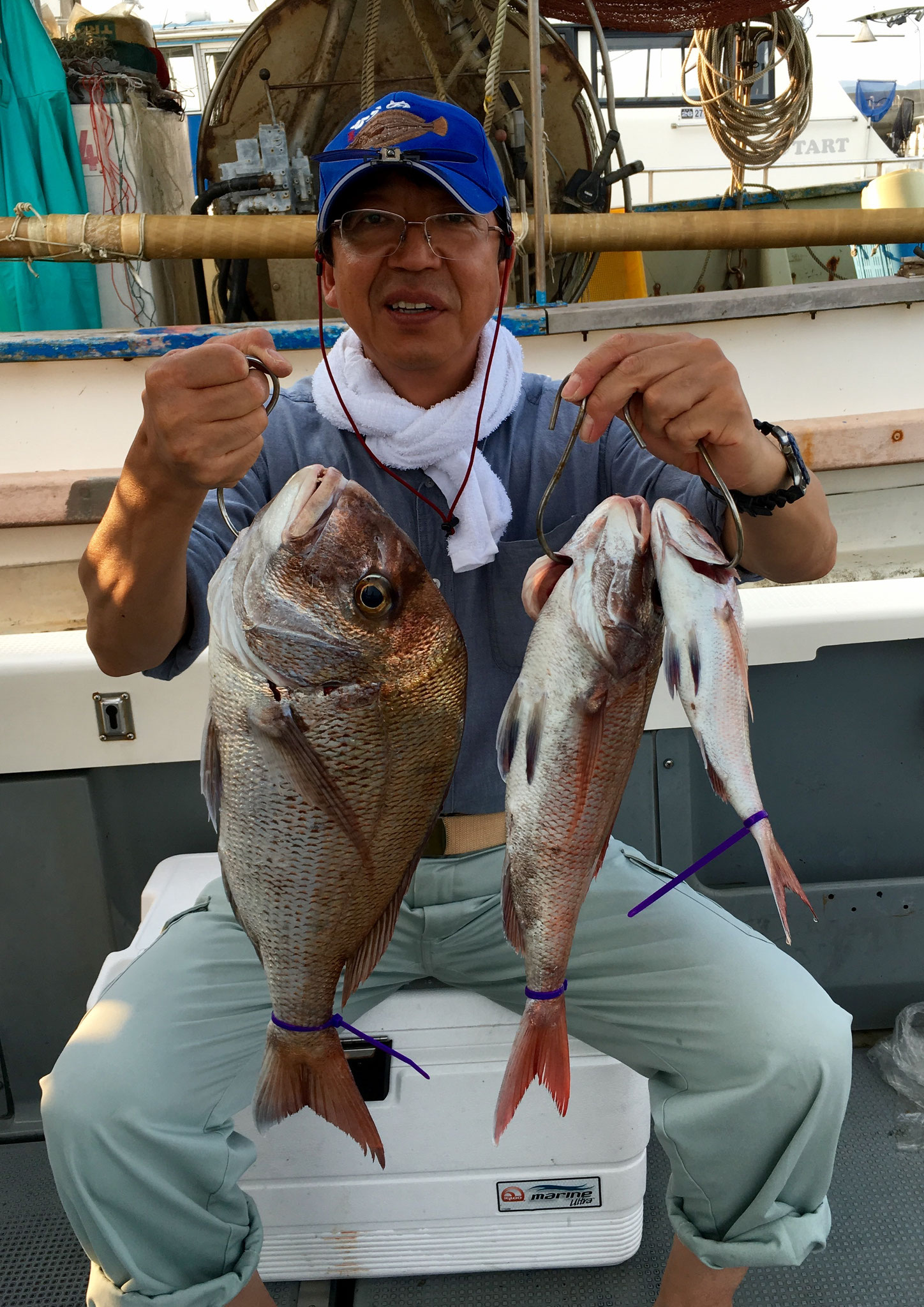 60オーバー頭に3Fish！