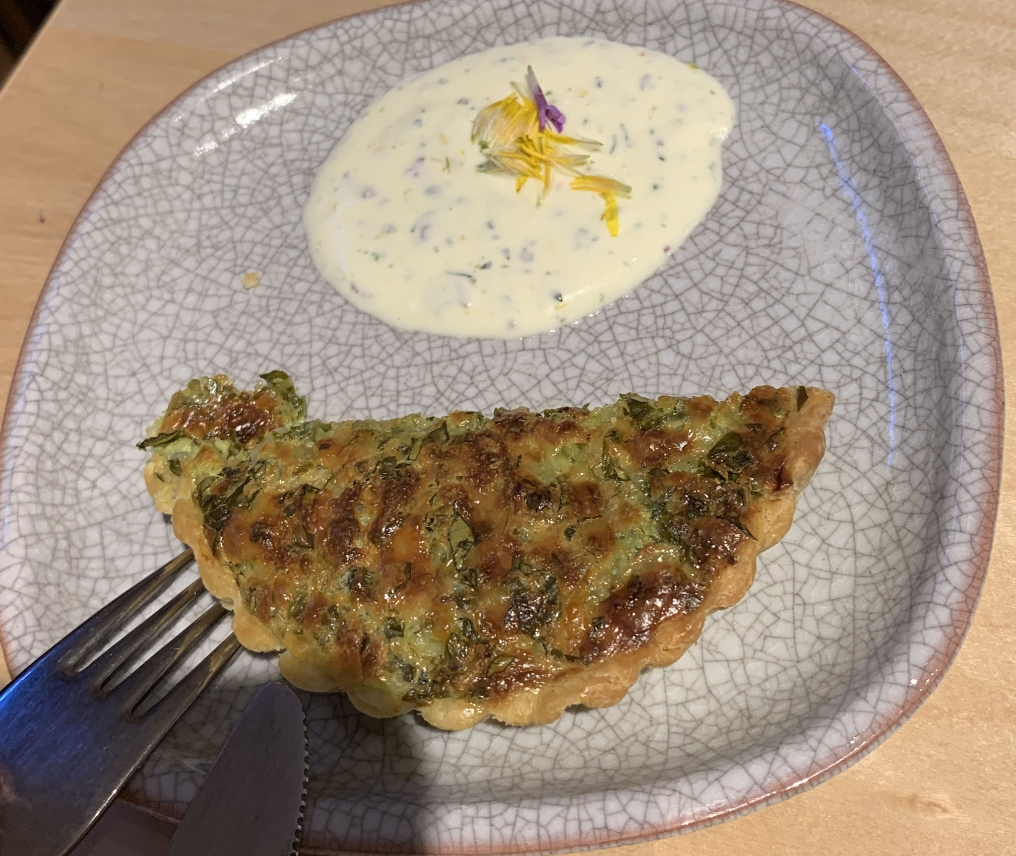 mit Kräuterdip! Köstlich!