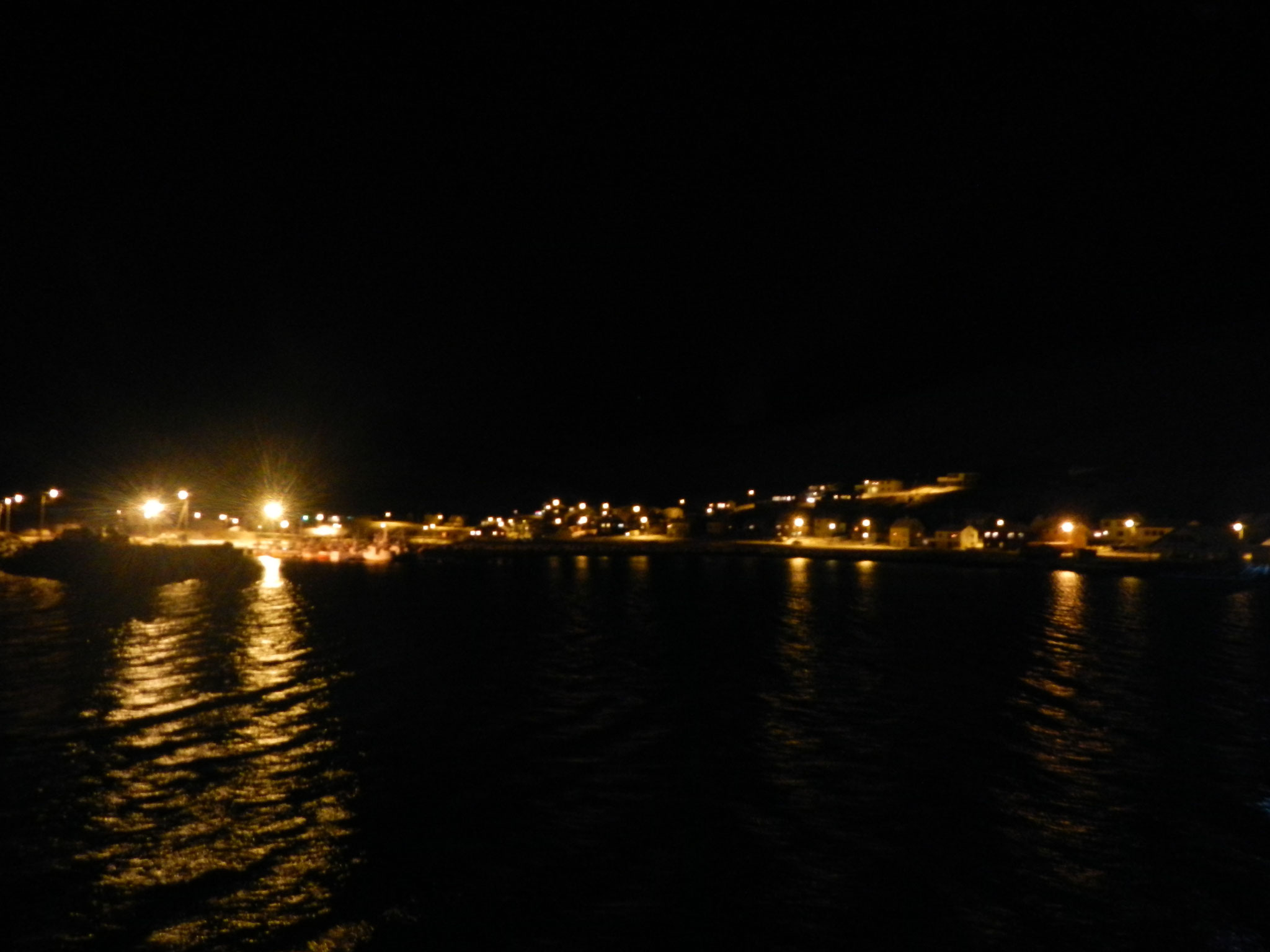 Honningsvåg bei Nacht