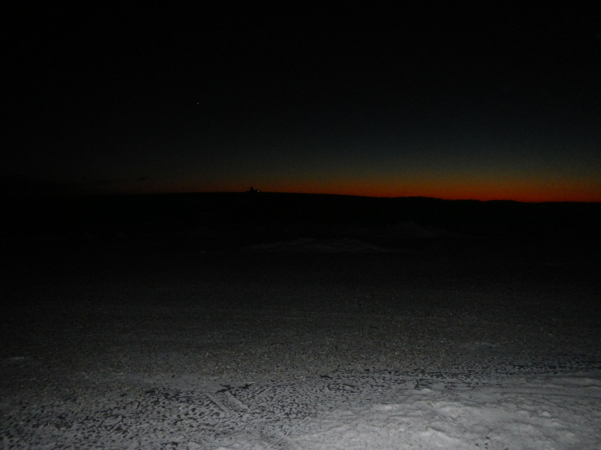 Der Sonnenuntergang. Die Spannung steigt...