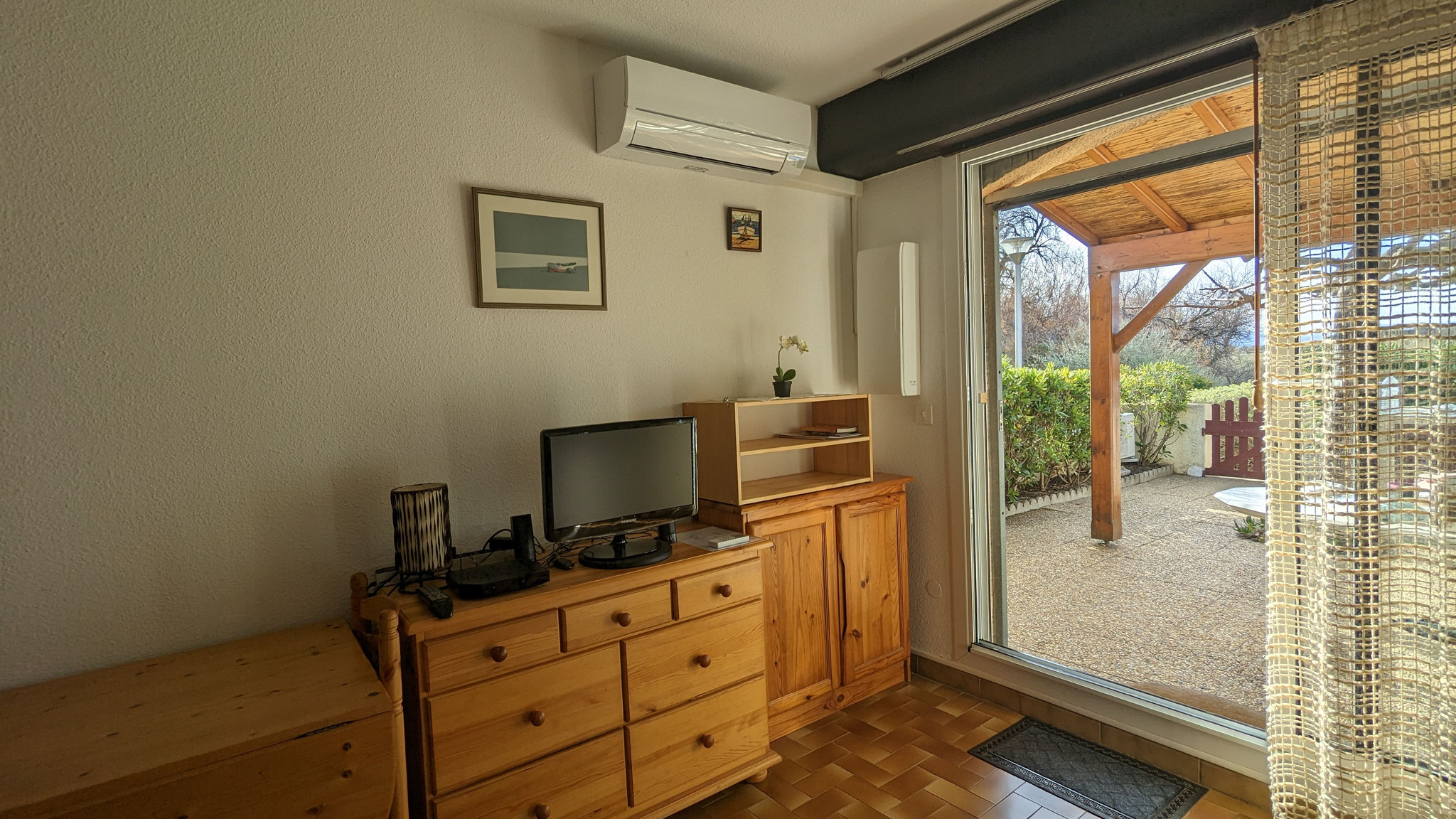 Séjour avec clim
