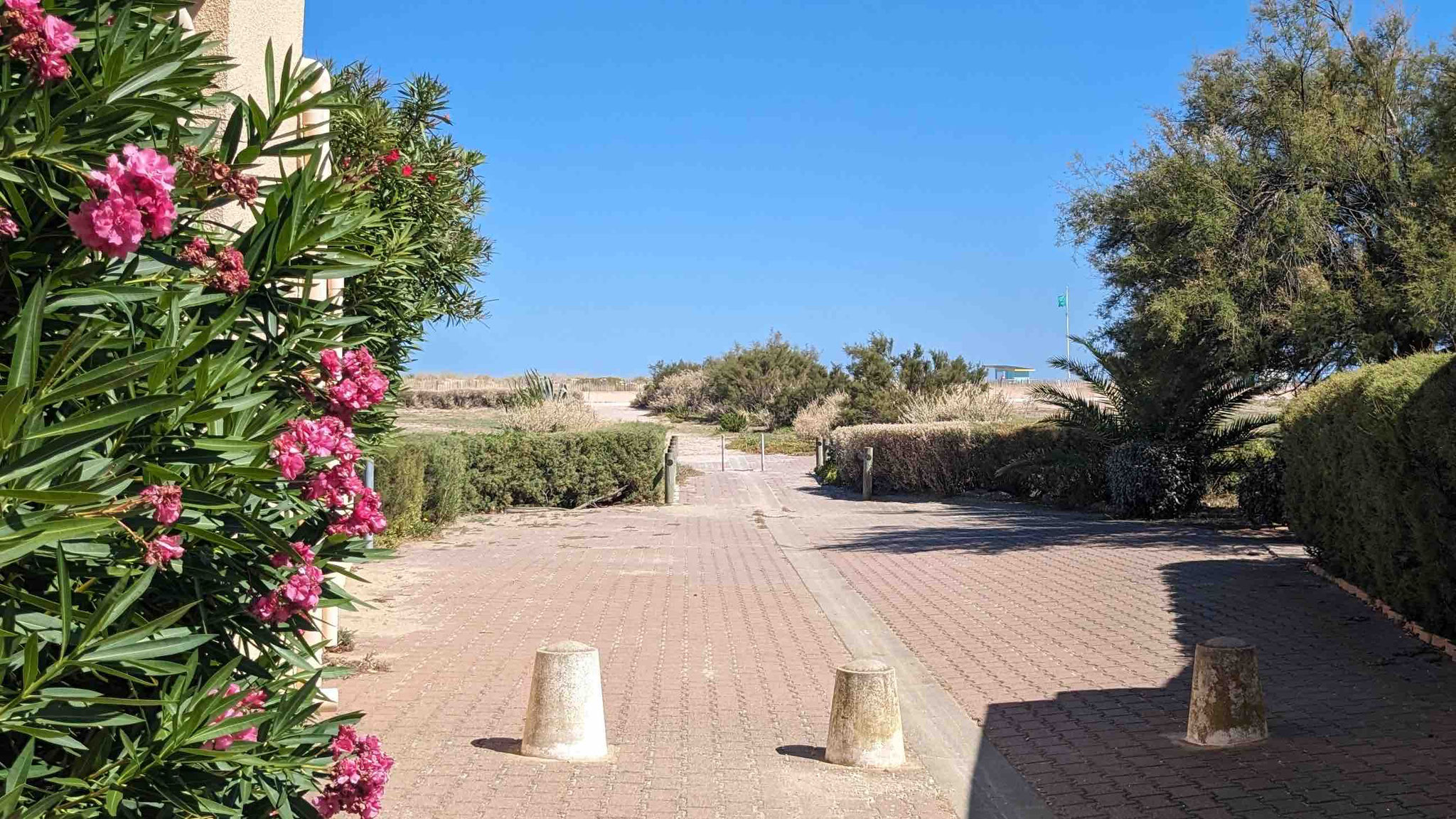 Chemin d'accès direct à la plage