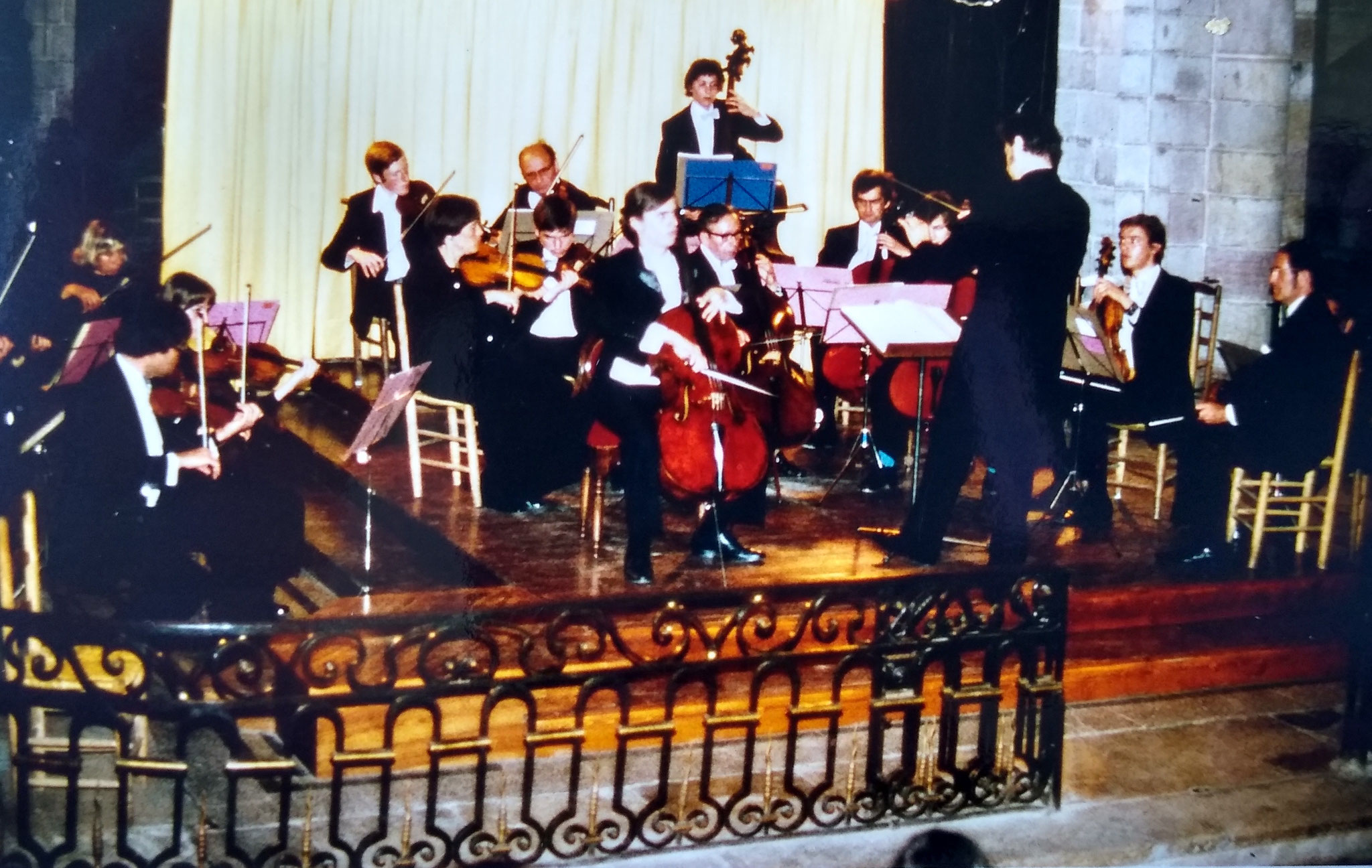 Konzert in St. Amans in Rodez - Leitung: Herrmann Müllich - Violoncello Bruno Klepper - 4. Juni 1976