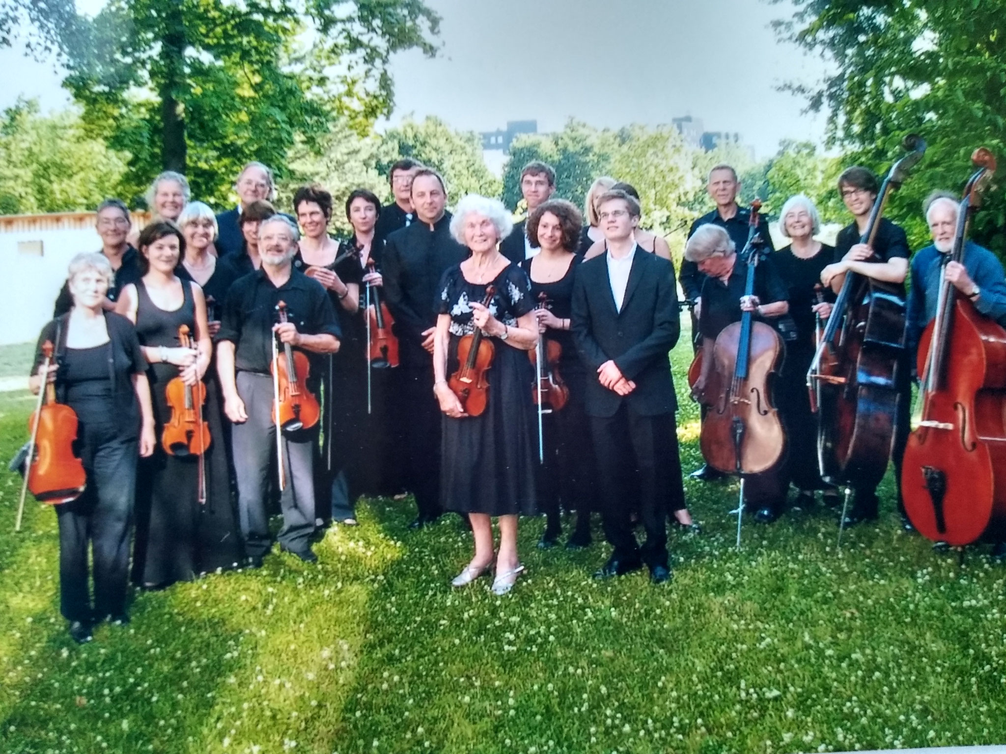 Bei den Proben mit Dirigent Hannes Krämer - 5. Juli 2009