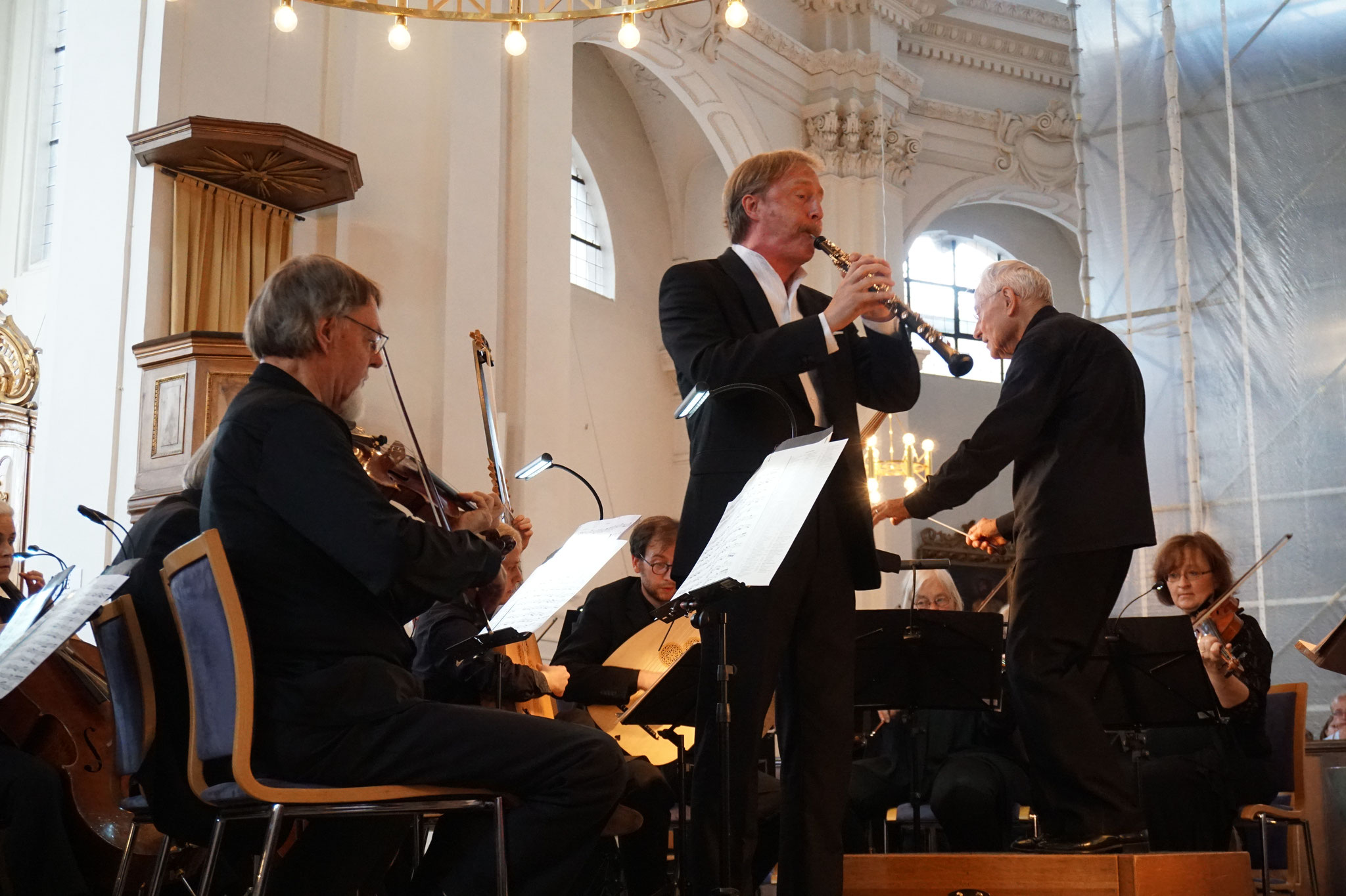Evangelische Kirche St. Stephan Bamberg. Jubiläumskonzert mit Albrecht Mayer - Leitung: Gunther Pohl - 19. Juli 2019