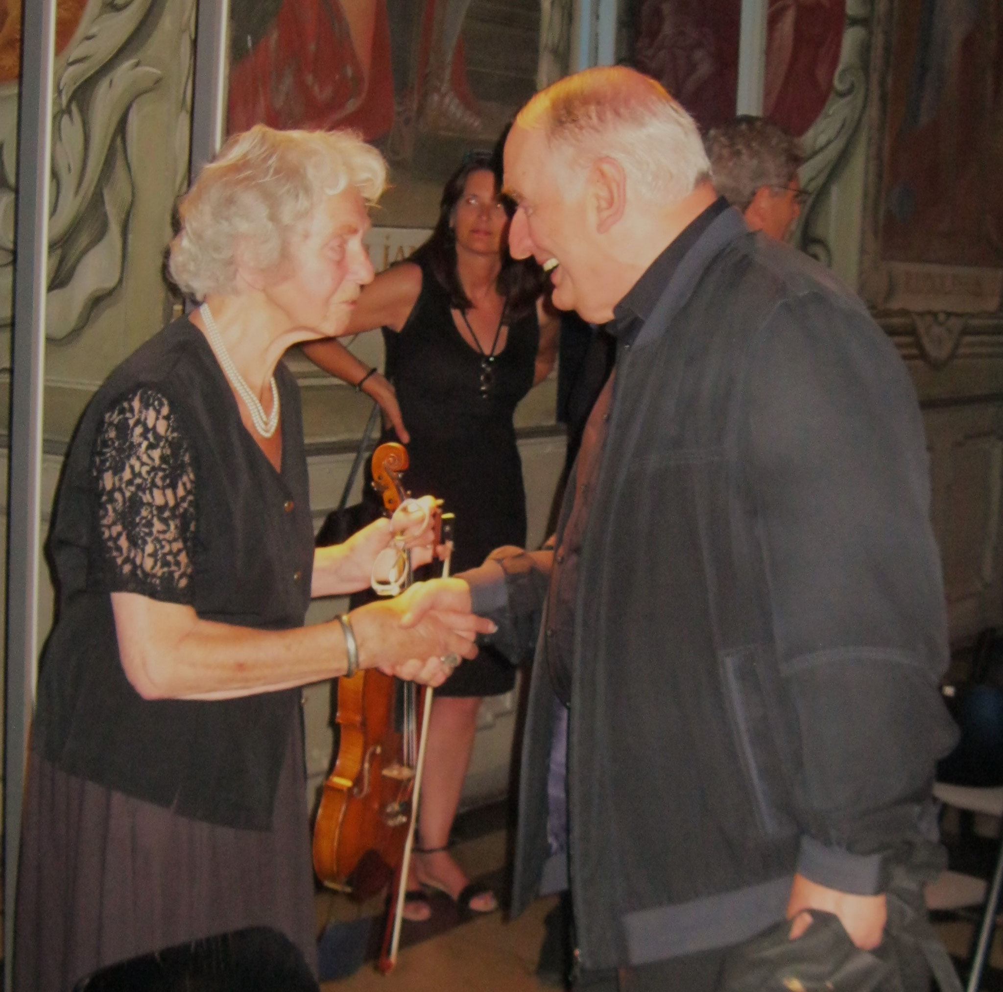 Konzert zum 60-jährigen Jubiläum - Gründungsmitglieder Erika Hess und Wolf-Dieter Neupert - 27. Juni 2014