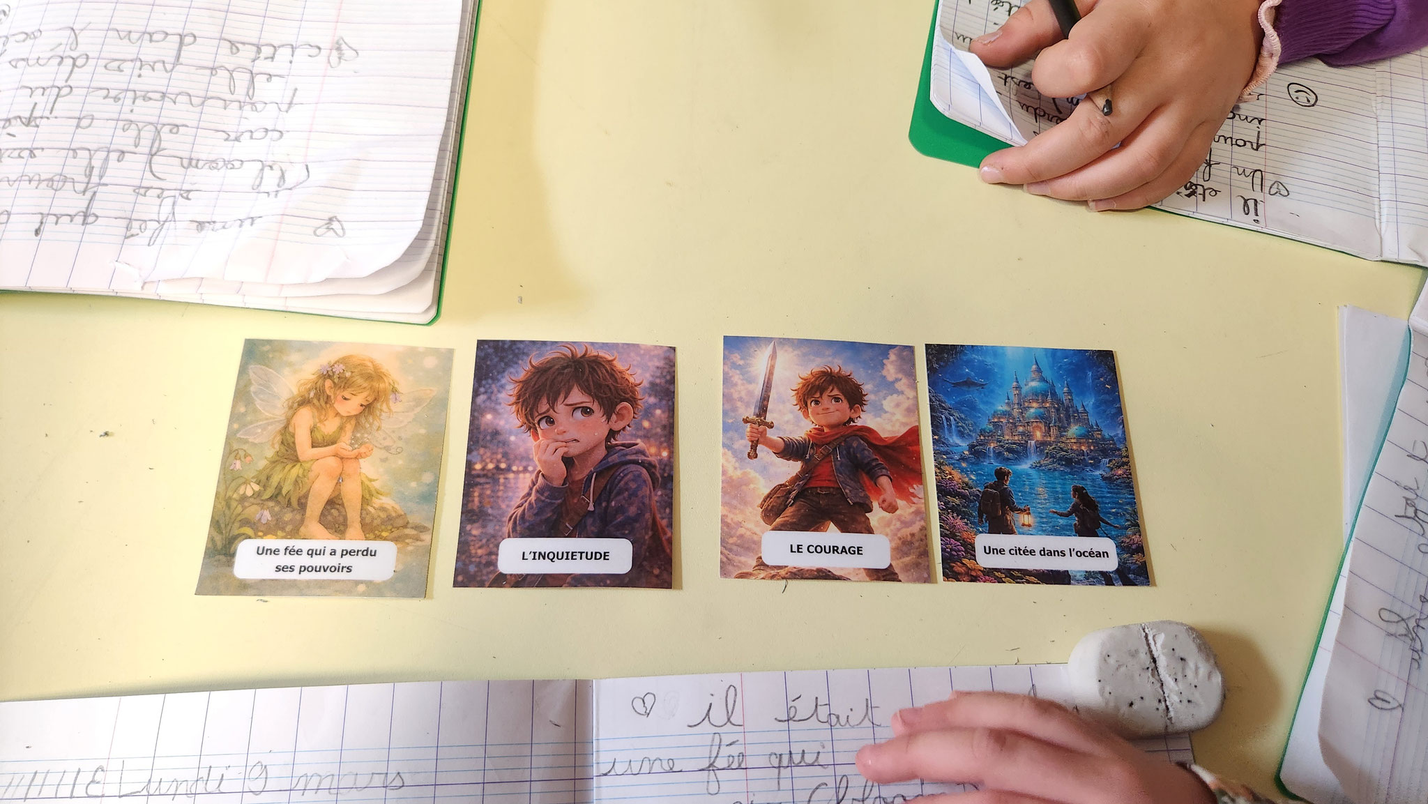 projet pédagogique conte et écriture