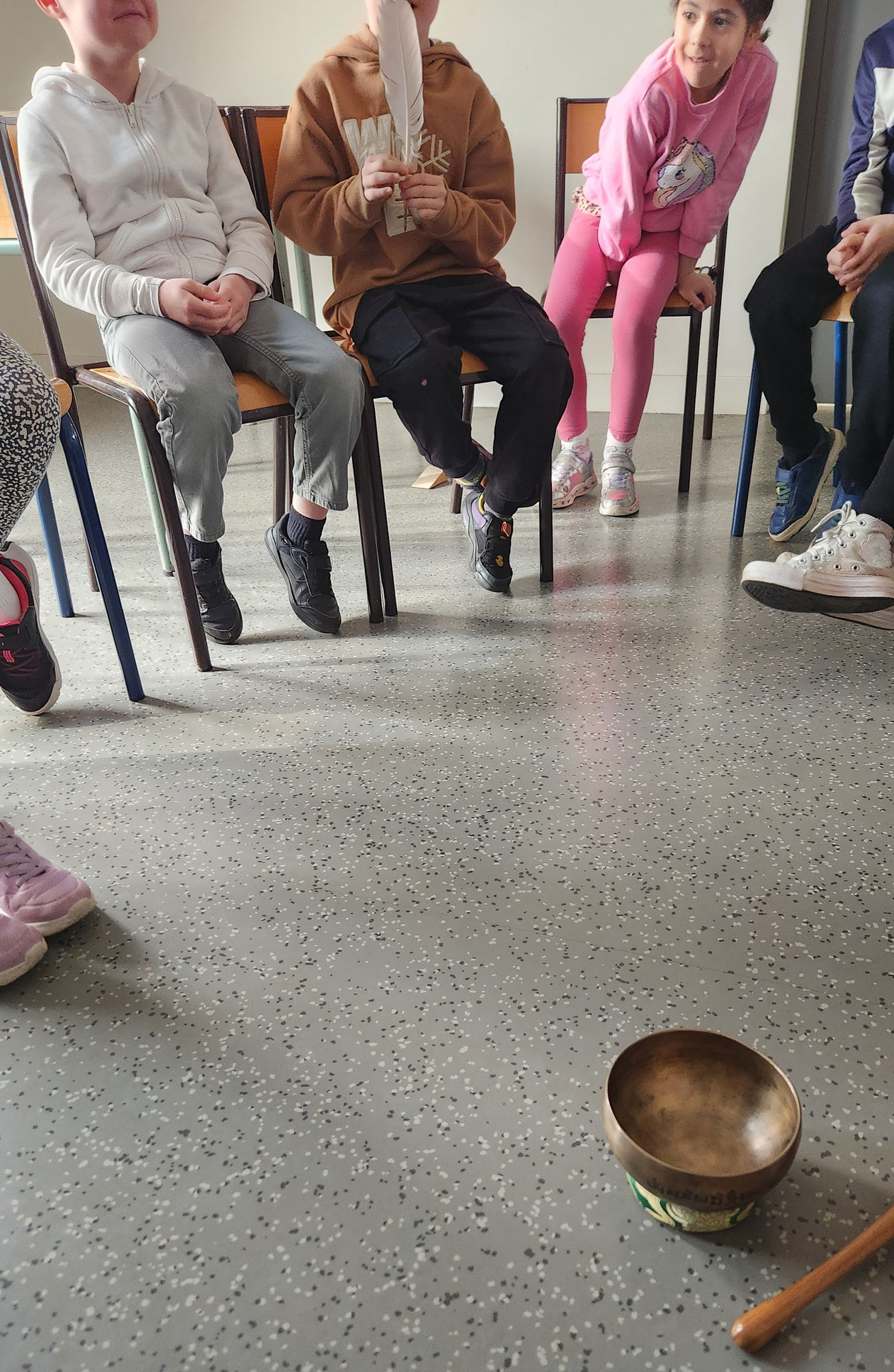 résidence d'auteur à l'école