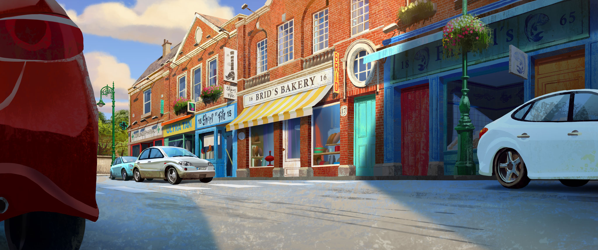 Key Background for the movie "Greyhound of a girl"