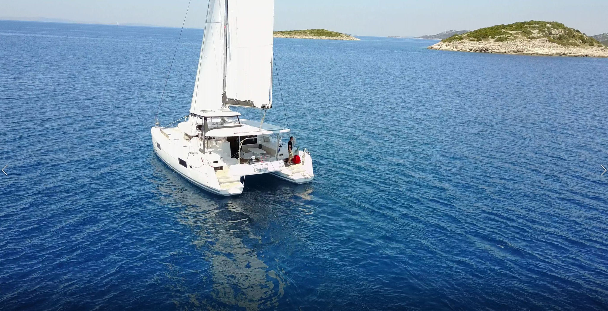 Katamaran Reisen als Charter Kroatien - www.katamaramtraum.com