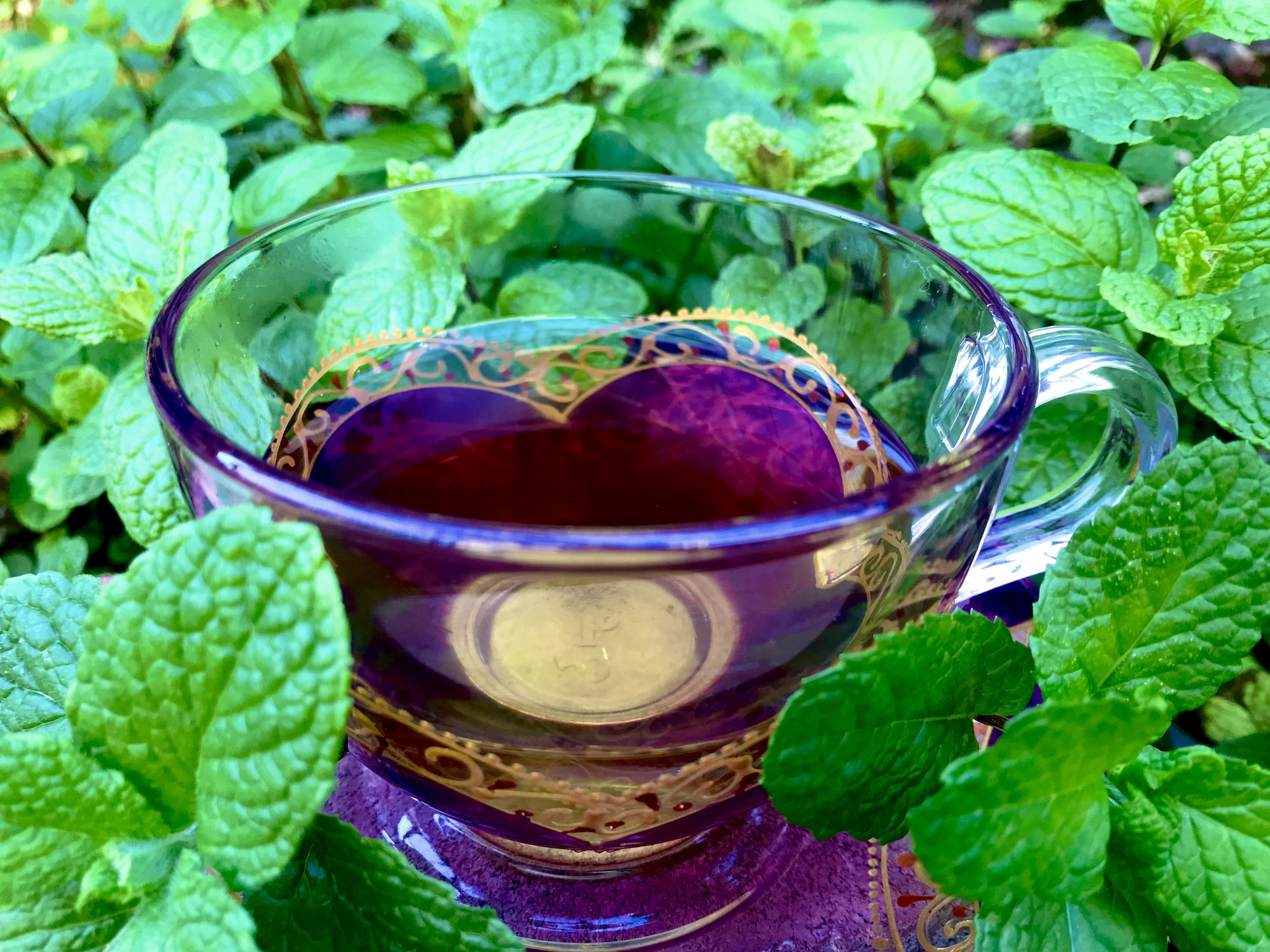 Moroccan mint tea　