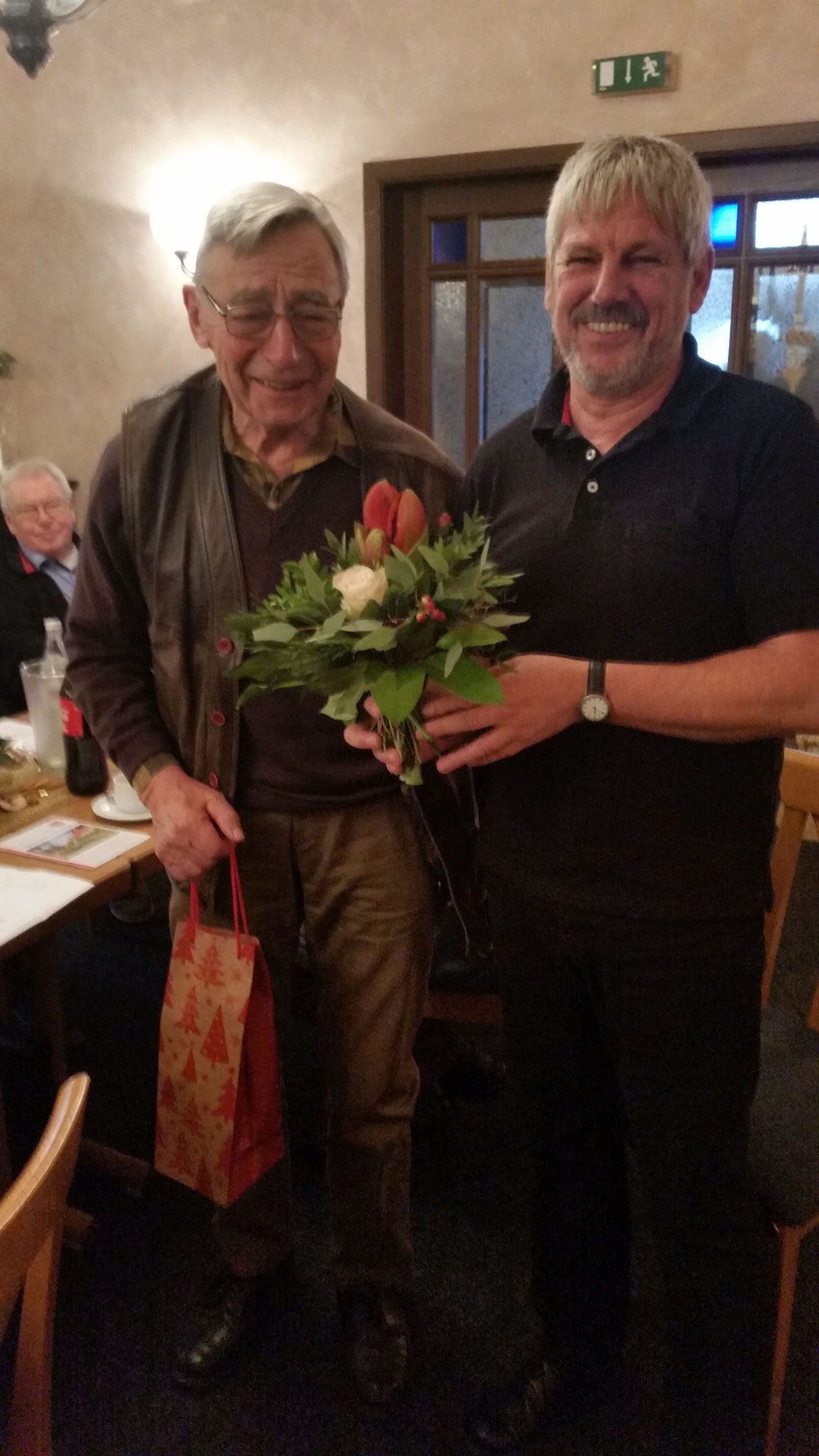 von links Dr.Otto Edert und Uwe Anders