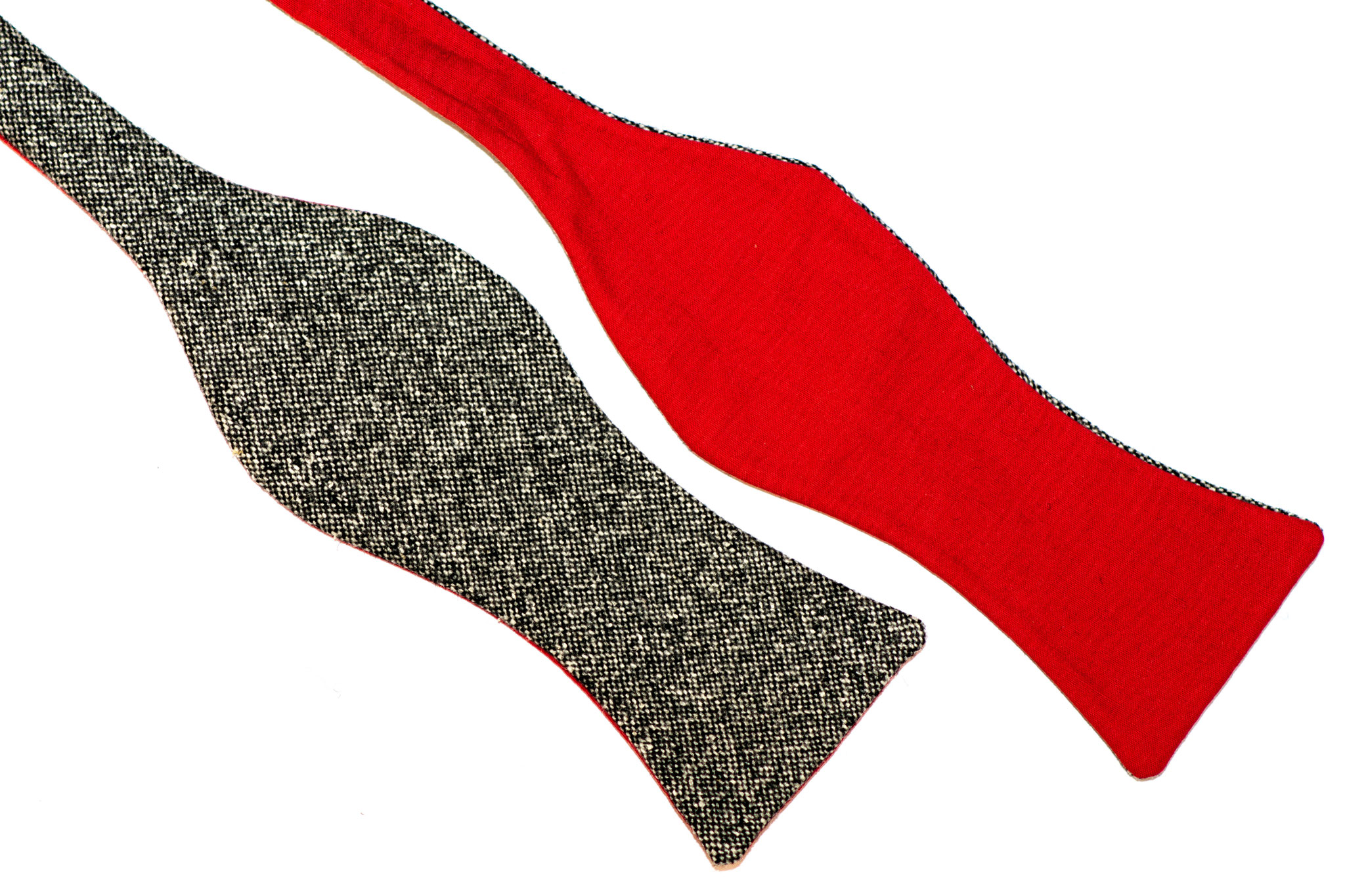 Rote - Graue Herren Anzug Schleife zum selberbinden – Selbstbinder