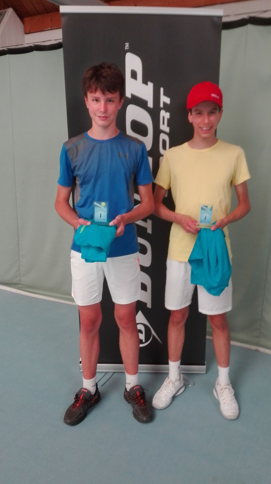 Jungen U14: Sieger Louis Schubert, 2.Platz Jonathan Remmers