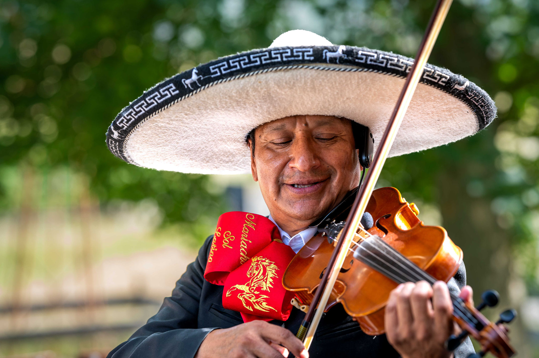 Mexikanische Musikgruppe beider Hochzeitsfeier
