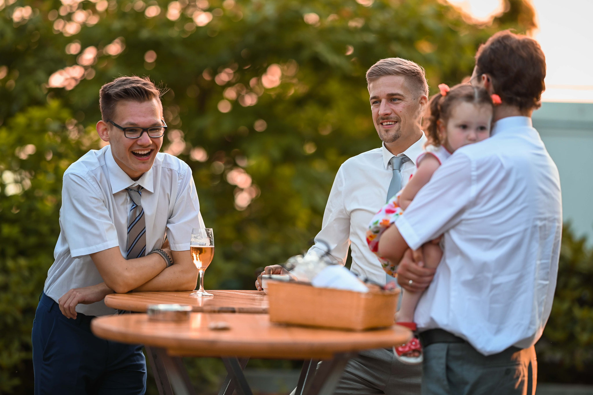 Gäste vor dem Kokenhof in Bad Oeynhausen