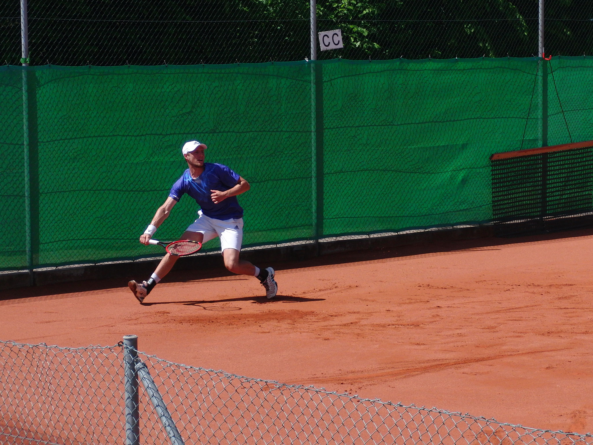 Slideshow - Turnierzweiter Daniel Baumann (TC Ismaning)