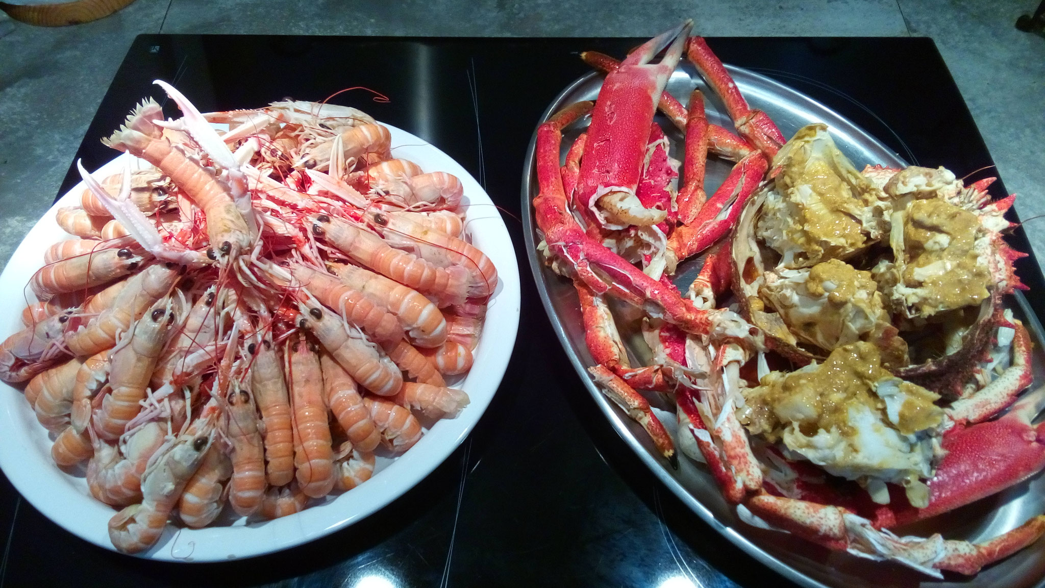 Langoustines et araignées au menu de votre semaine :))