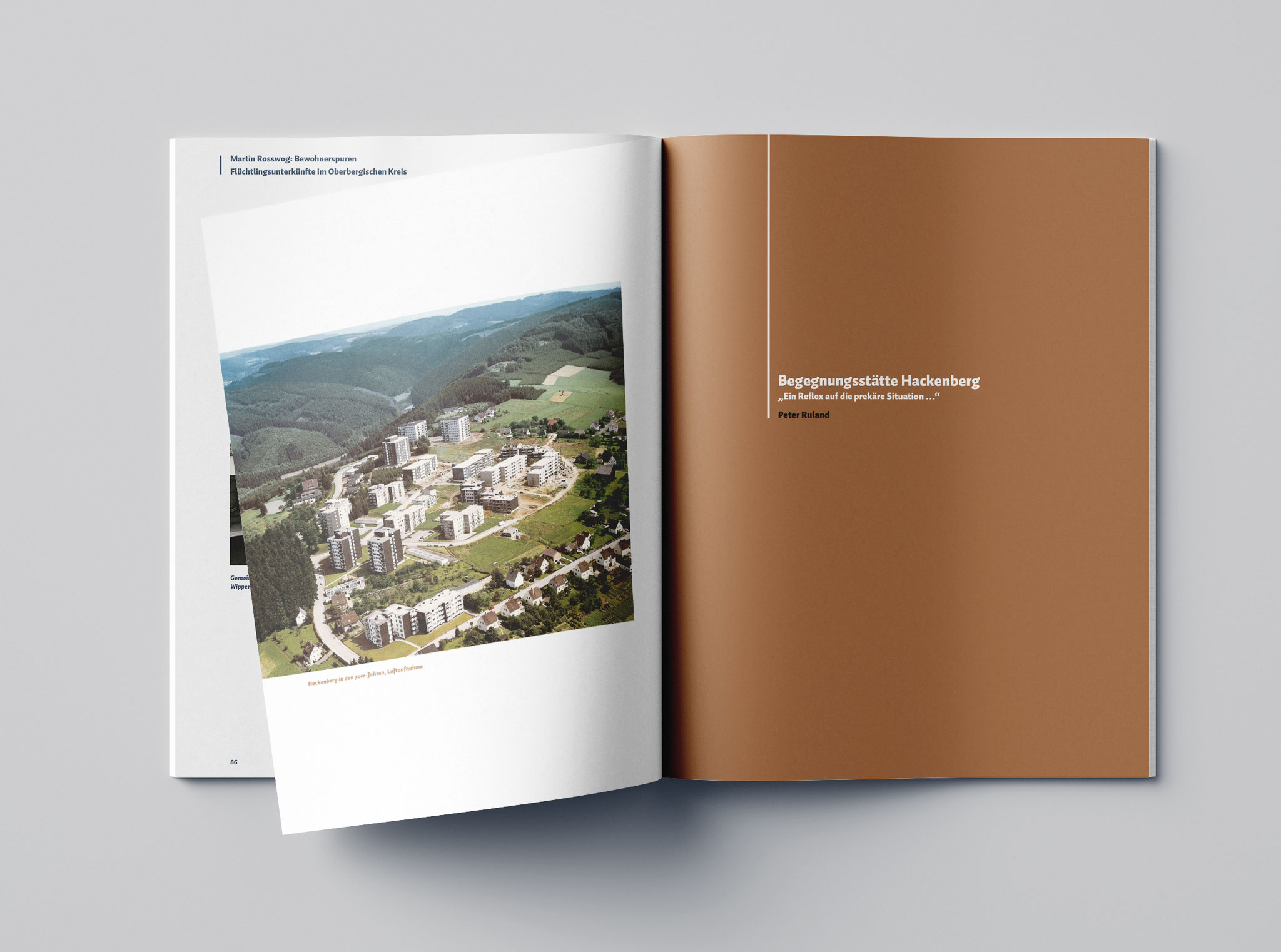 Begleitkatalog zur Ausstellung, Doppelseite innen
