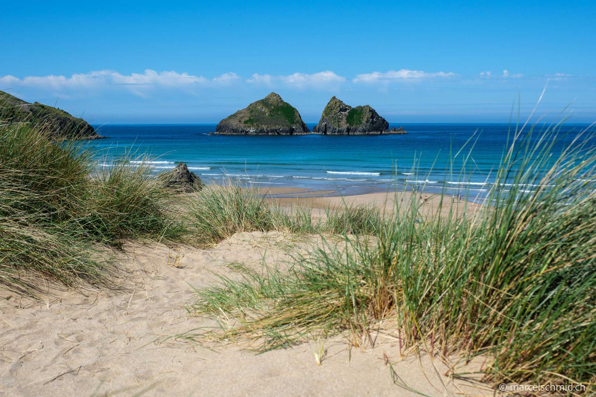 Holywell Dunes, Cornwall, Südengland