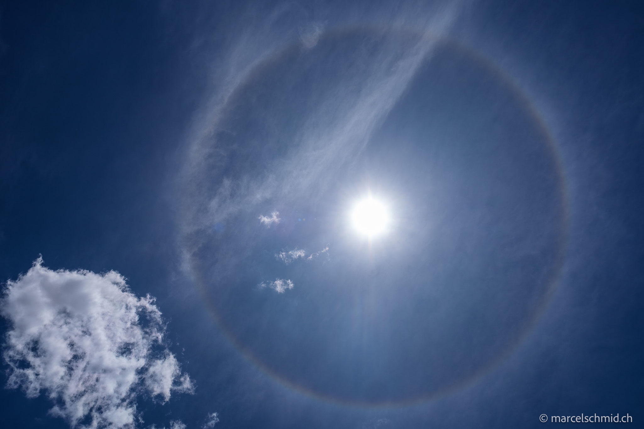 Halo am Titicacasee, Bolivien