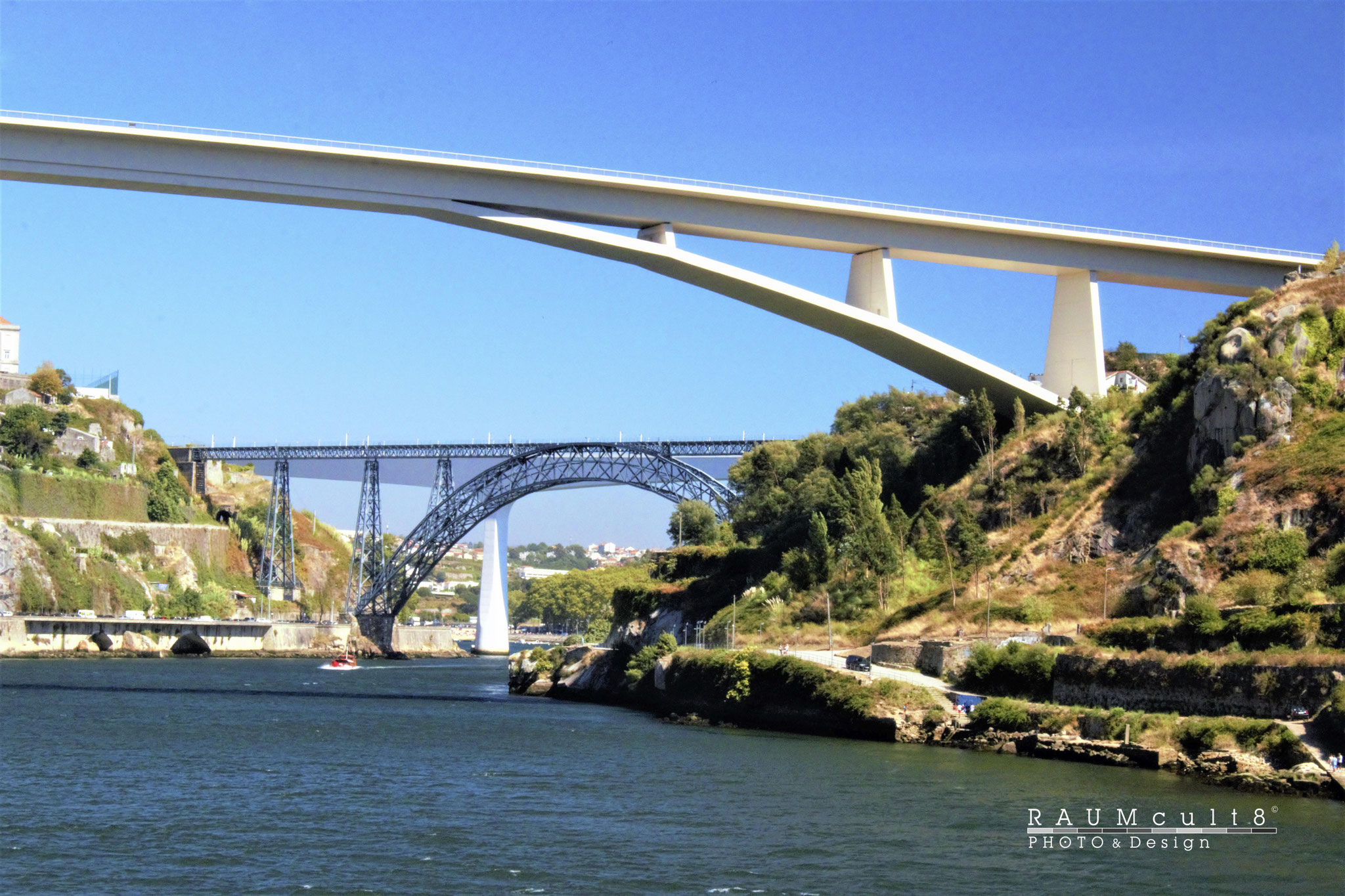 Ponte da Arrabida, dahinter Ponte Dom Luis I