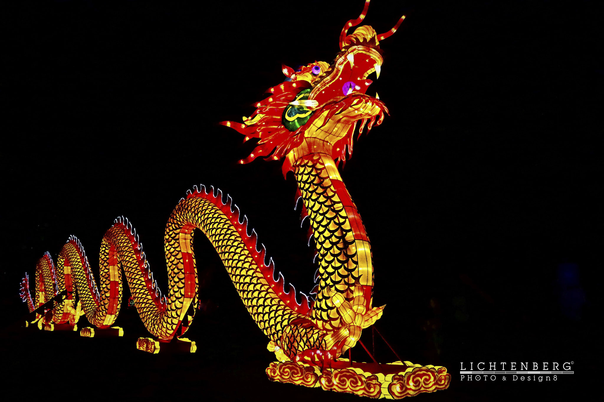 'Imposanter Leucht-Drache' | 'Imposing luminous dragon', CLF, DE, 2018-01