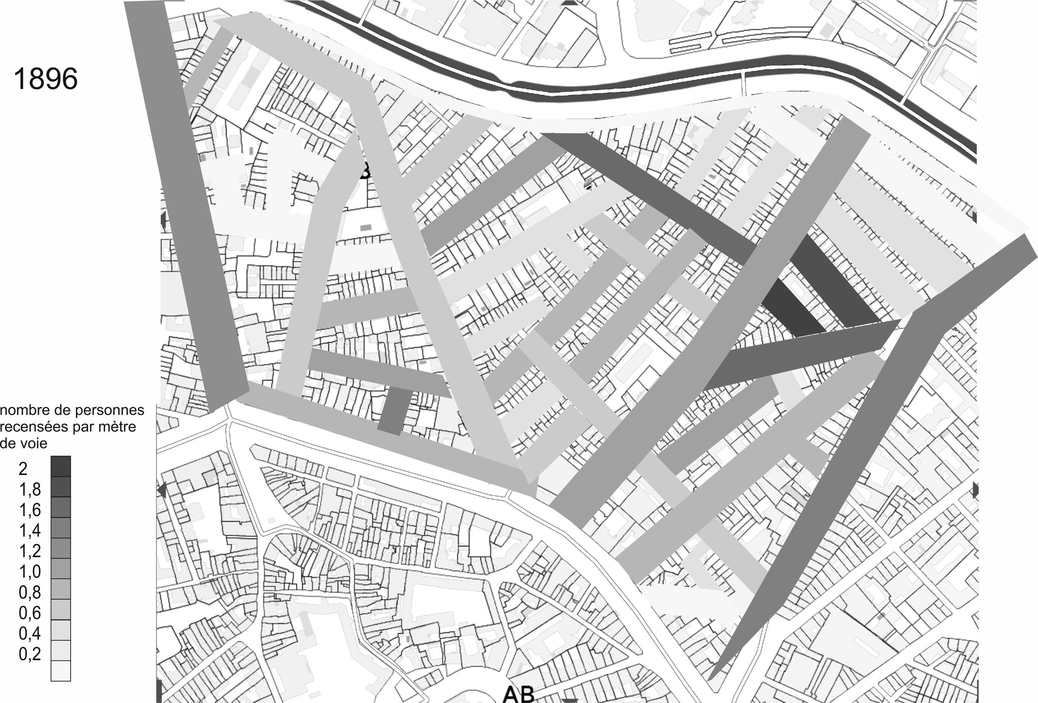 Concorde-Falguière : dernier triangle avec une population importante au cours d'opérations immobilières