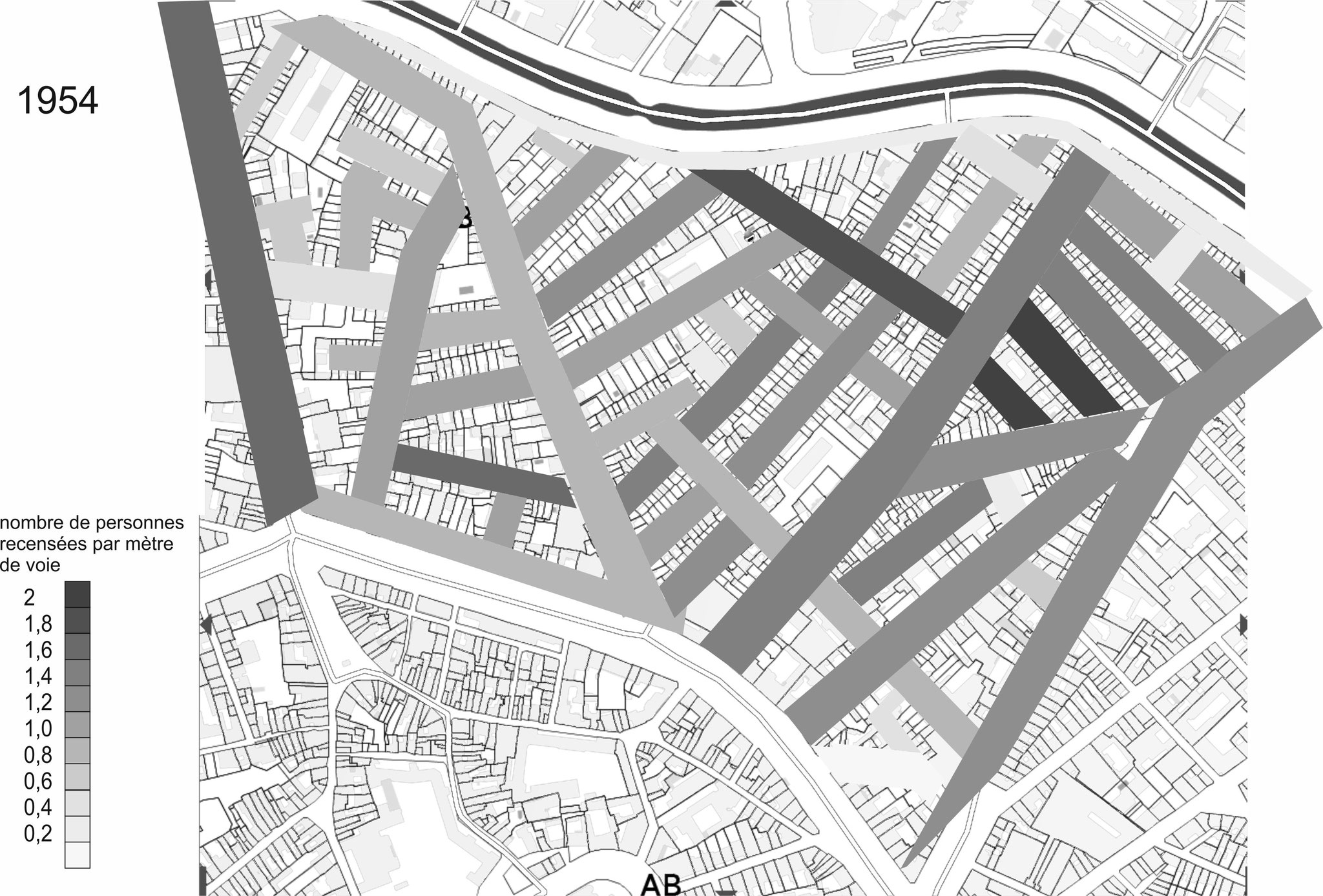 En 1951, le quartier a pratiquement sa physionomie actuelle en dehors du bord du Canal qui accueillera, dans de grands immeubles au début des années 60, les rapatriés d'Afrique du nord.