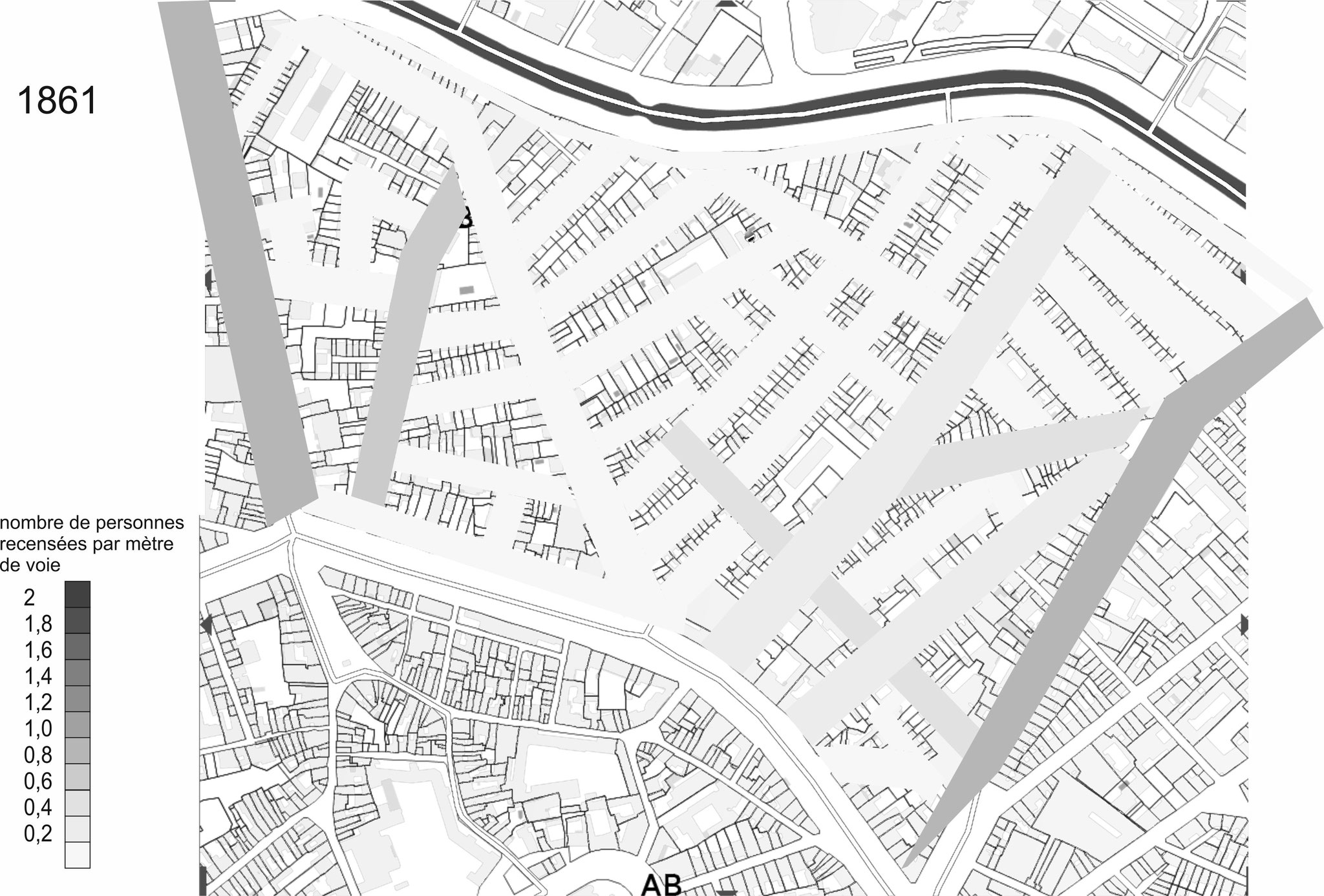 ... particulièrement au droit des deux ponts vers Paris et Albi.