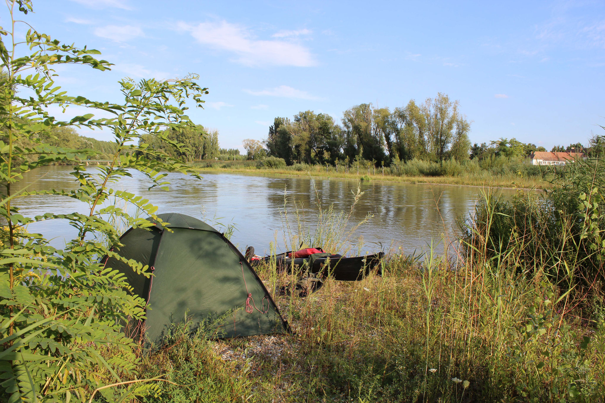 Camp an der Mosoni Donau