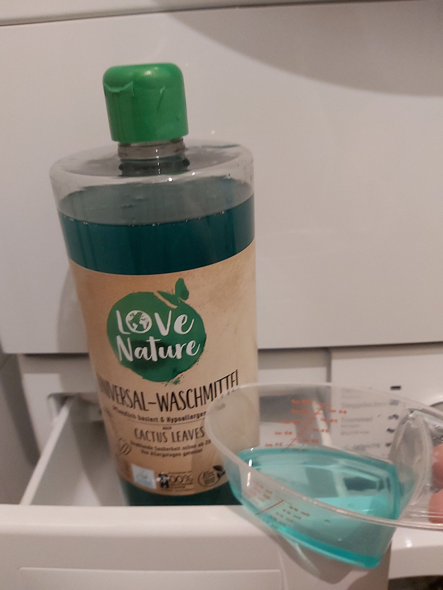 Das Waschen kann beginnen