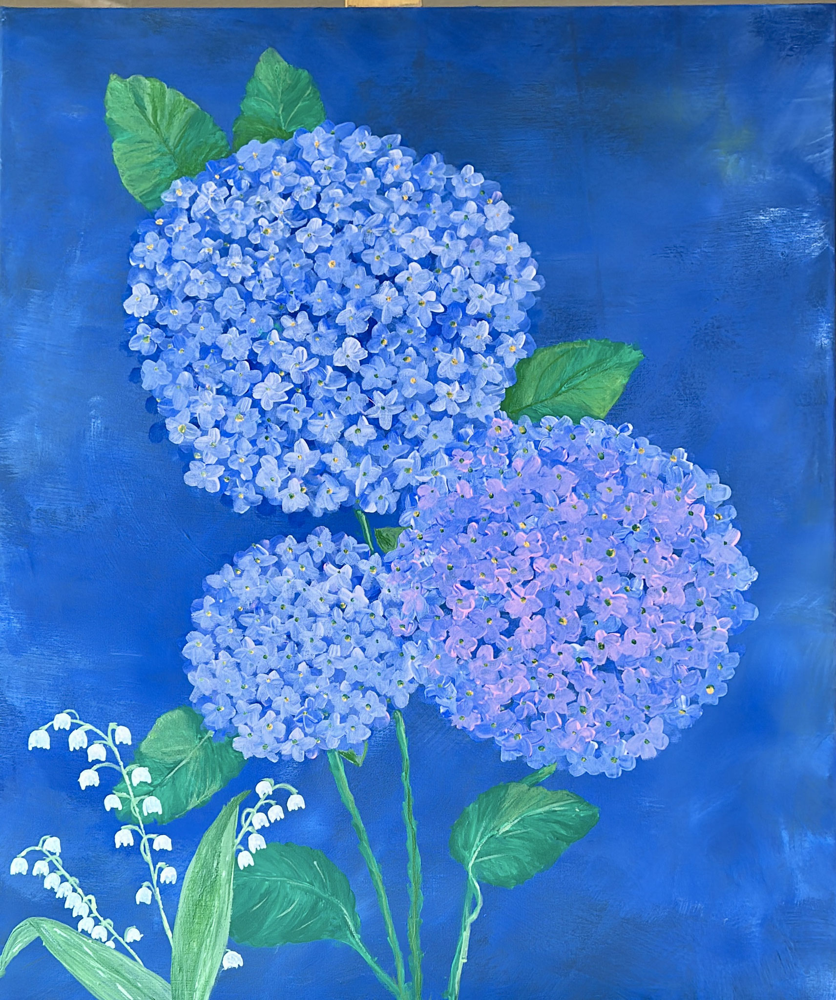"Hortensie" Acryl